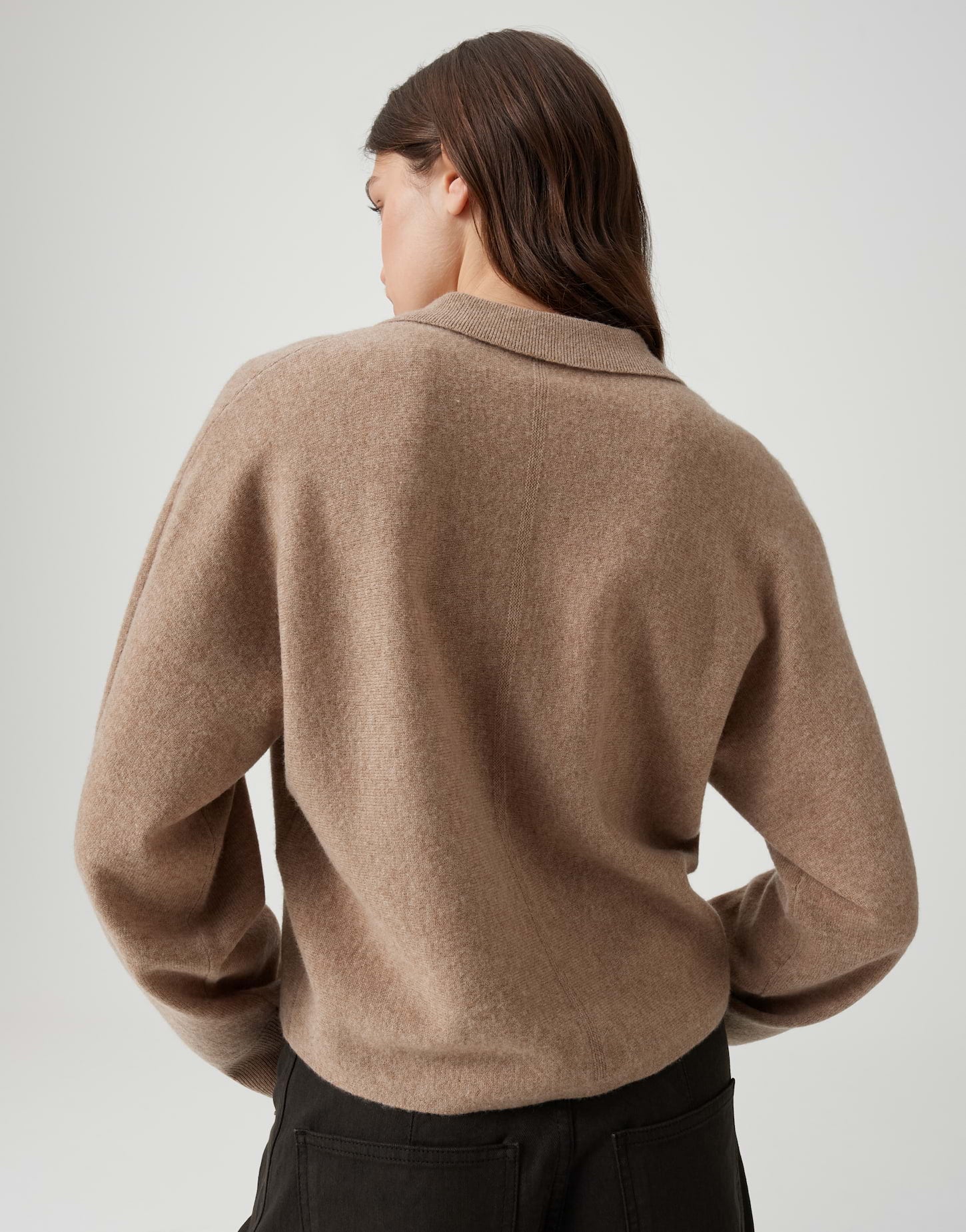 Strickcardigan aus reiner Wolle