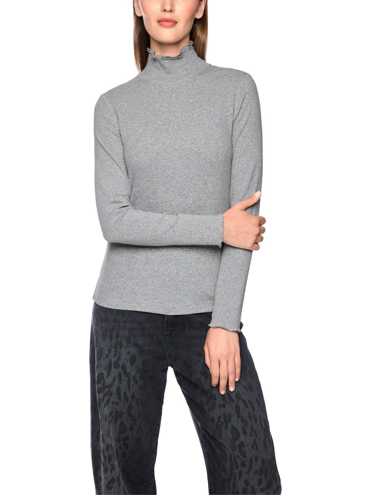 Longsleeve mit Rollkragen