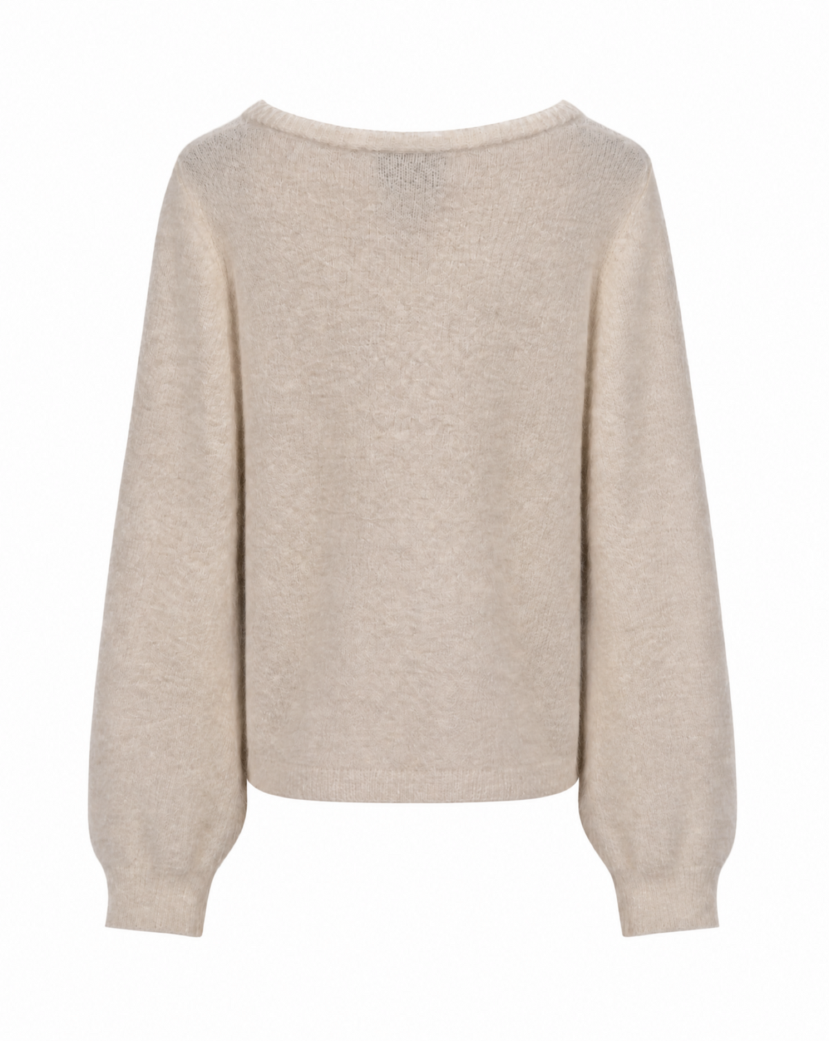 Strickjacke mit Rundhalsausschnitt