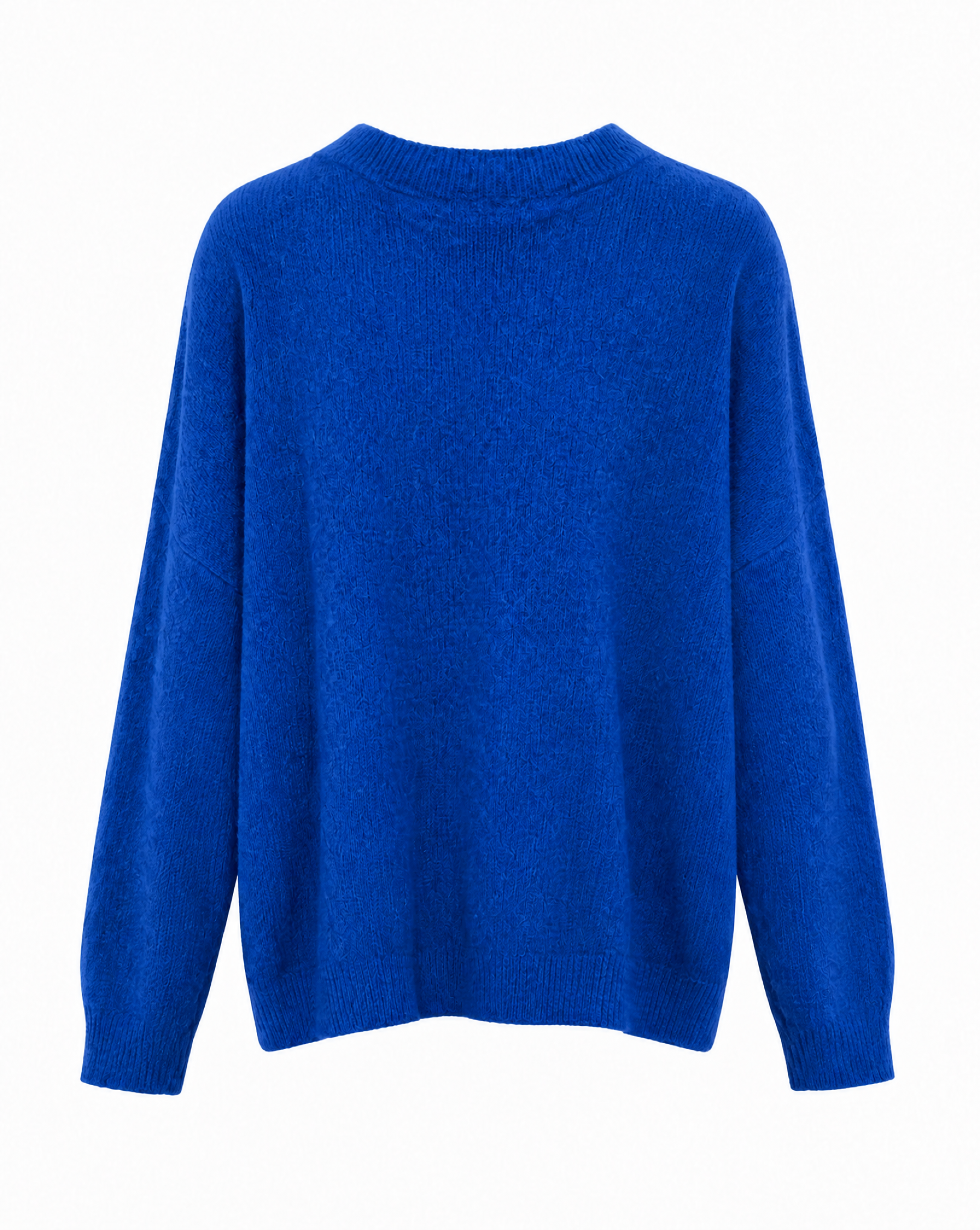 Strickpullover mit Rundhalsausschnitt