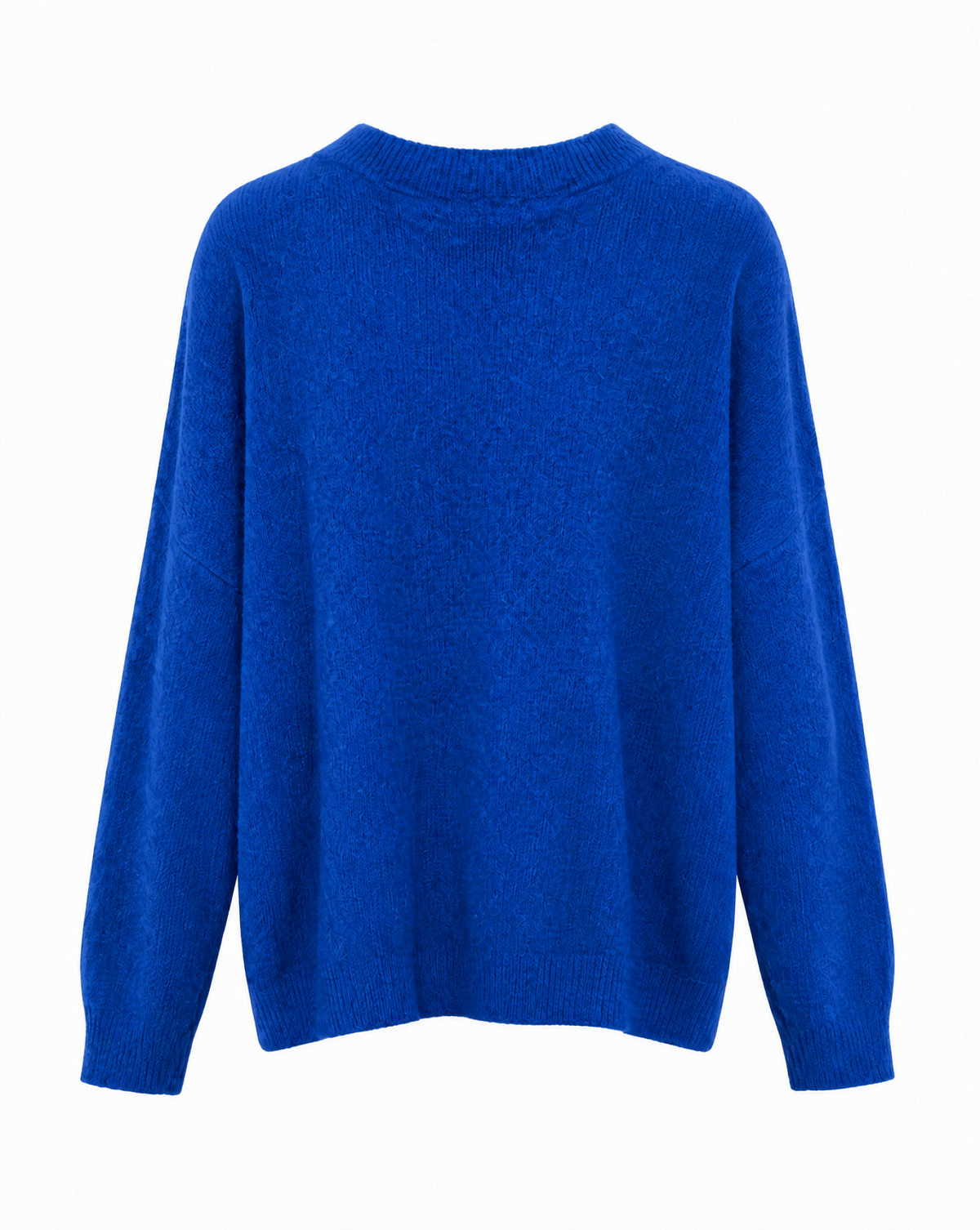Strickpullover mit Rundhalsausschnitt