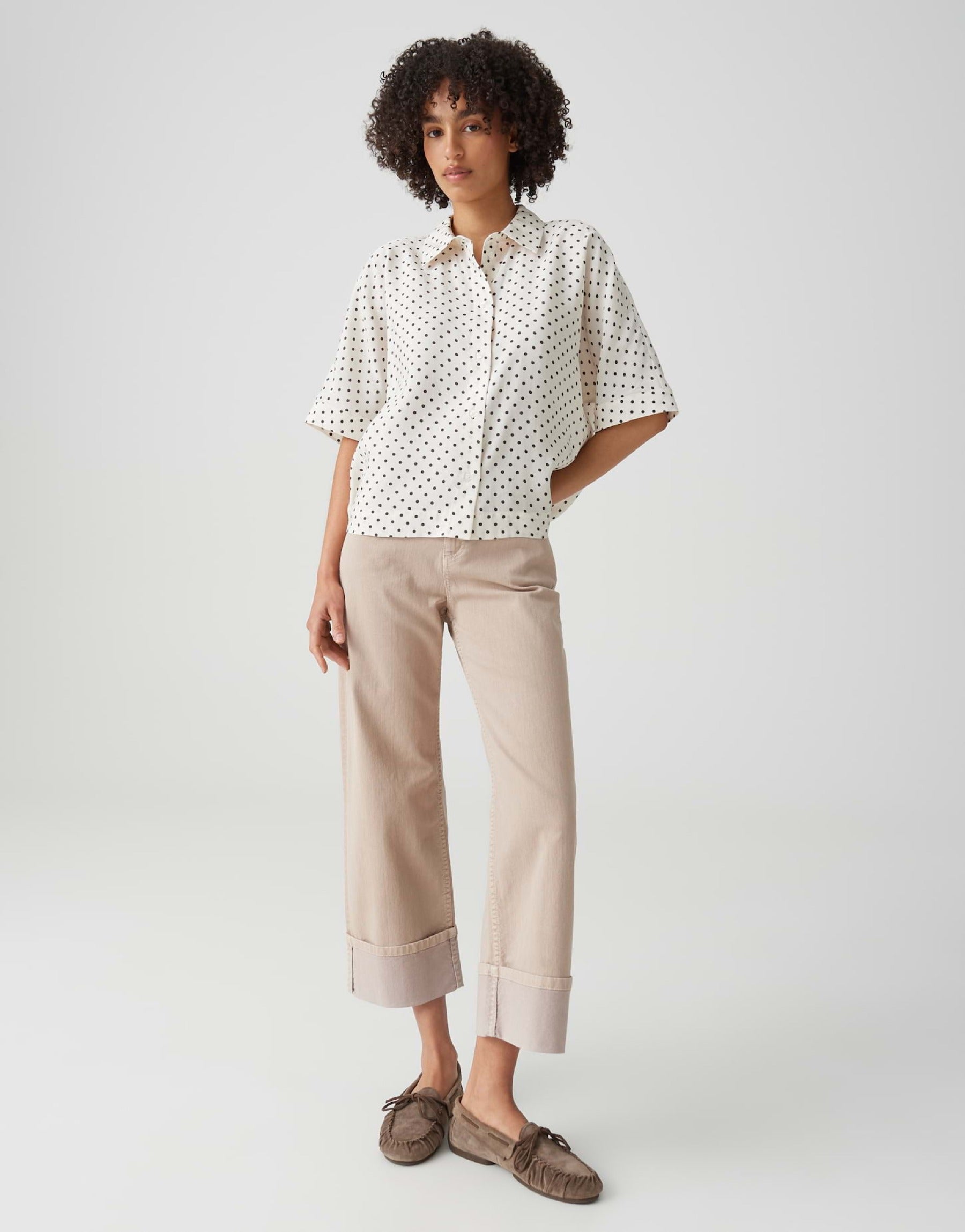 Kurzarm Bluse Farise polkadot