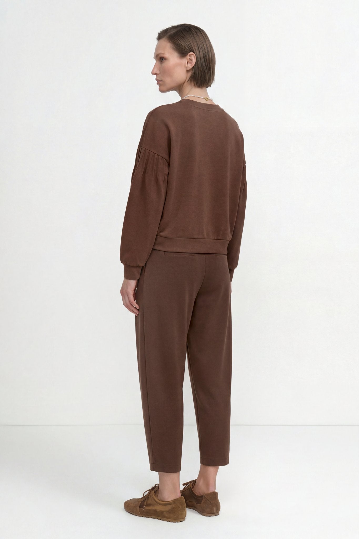 Sweatshirt mit Raffung