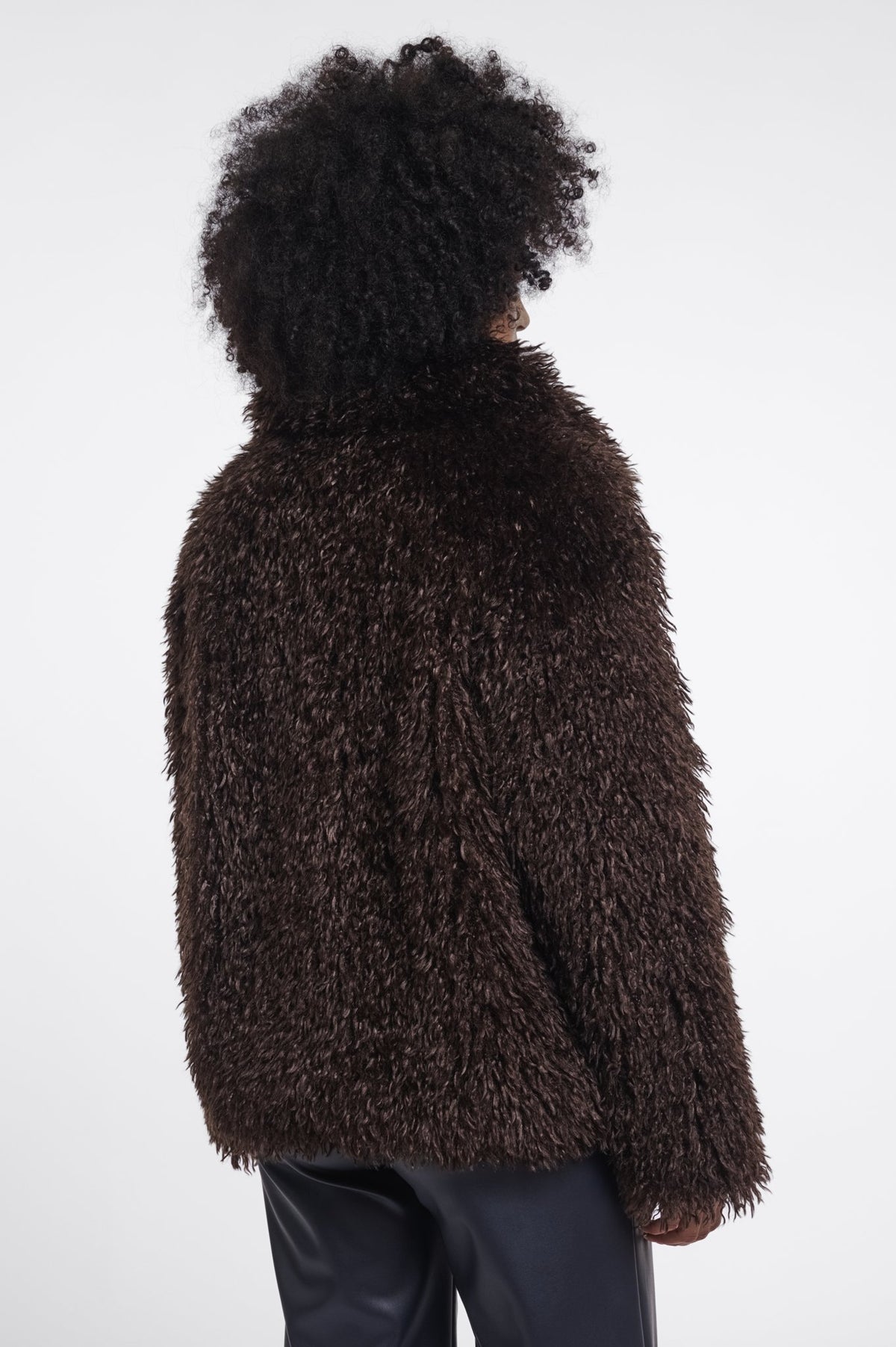 Rino&Pelle Kunstfelljacken Coffee Roast