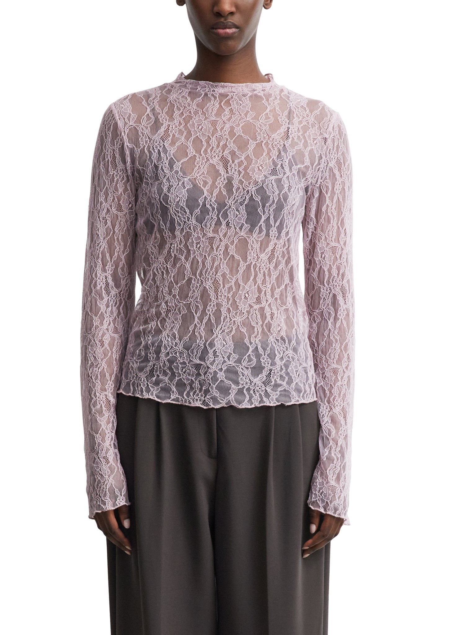 Longsleeve aus Spitze