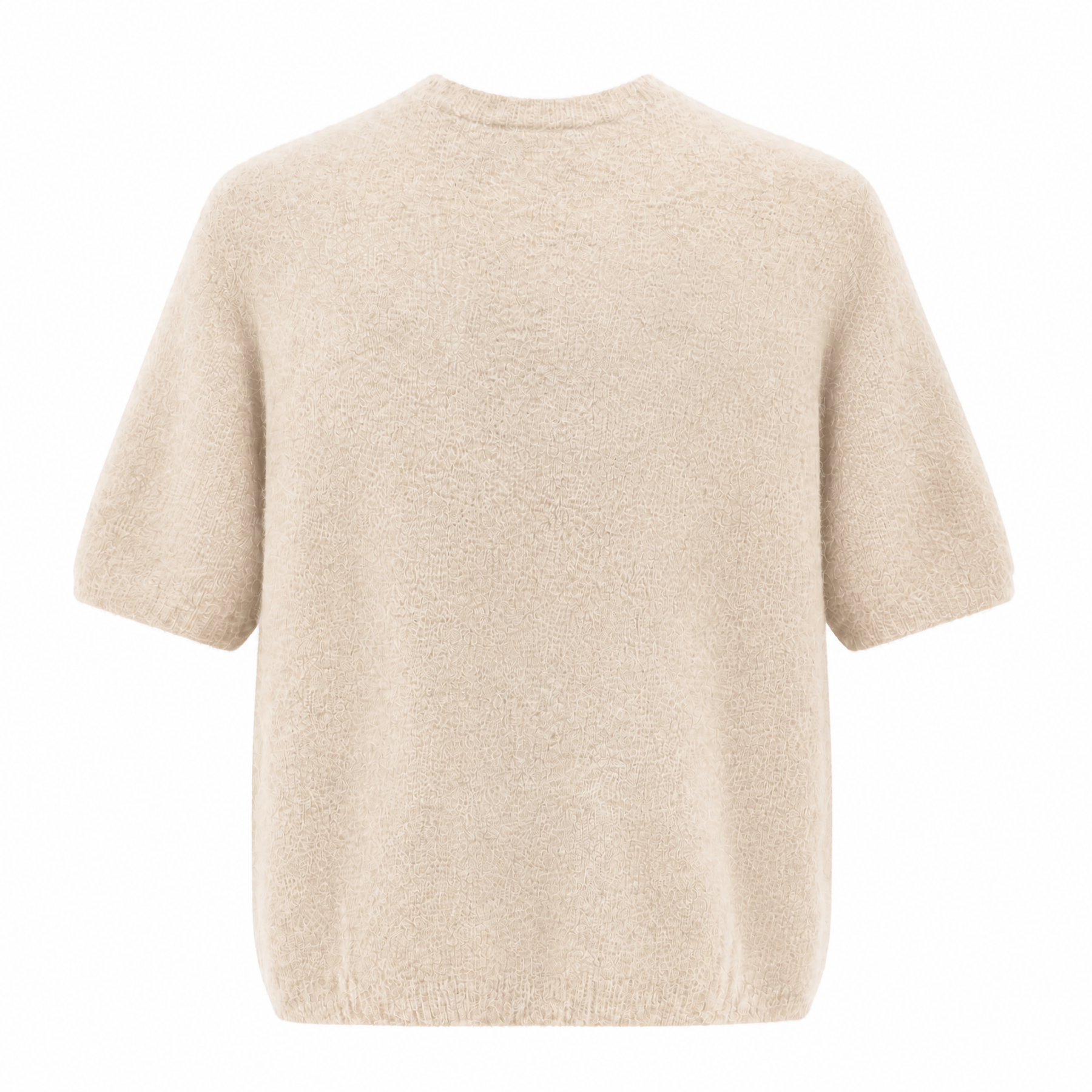 Strickpullover mit Kurzarm