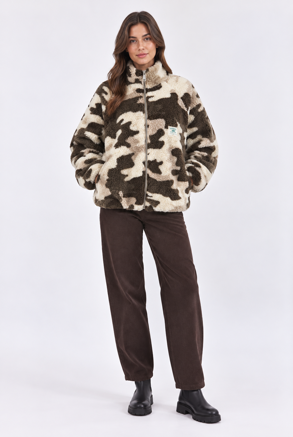 Teddyjacken Camouflage