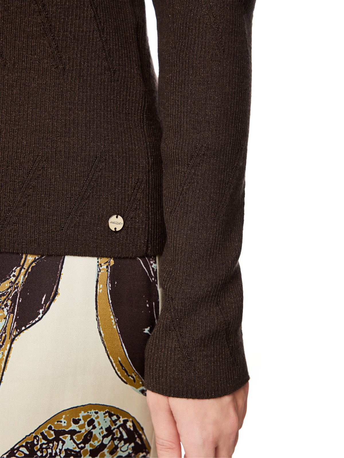 Cardigan mit Lurex-Schimmer