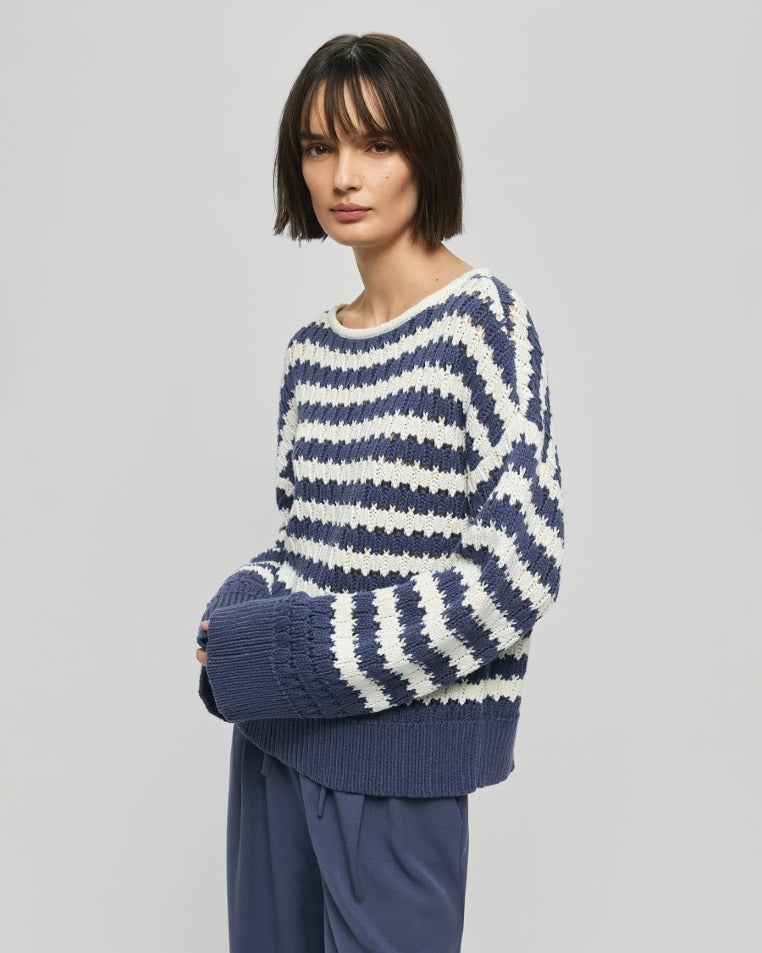 MSCH Copenhagen Strickpullover V Indigo Egret