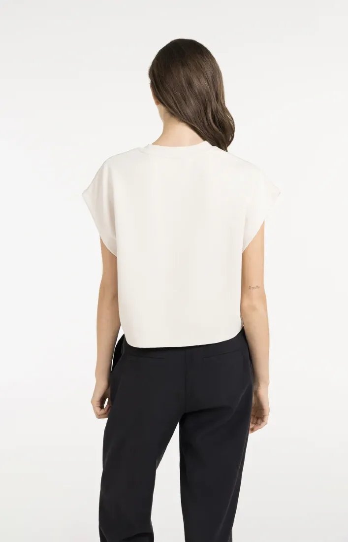 Yaya Sweatshirts Cloud Creme White