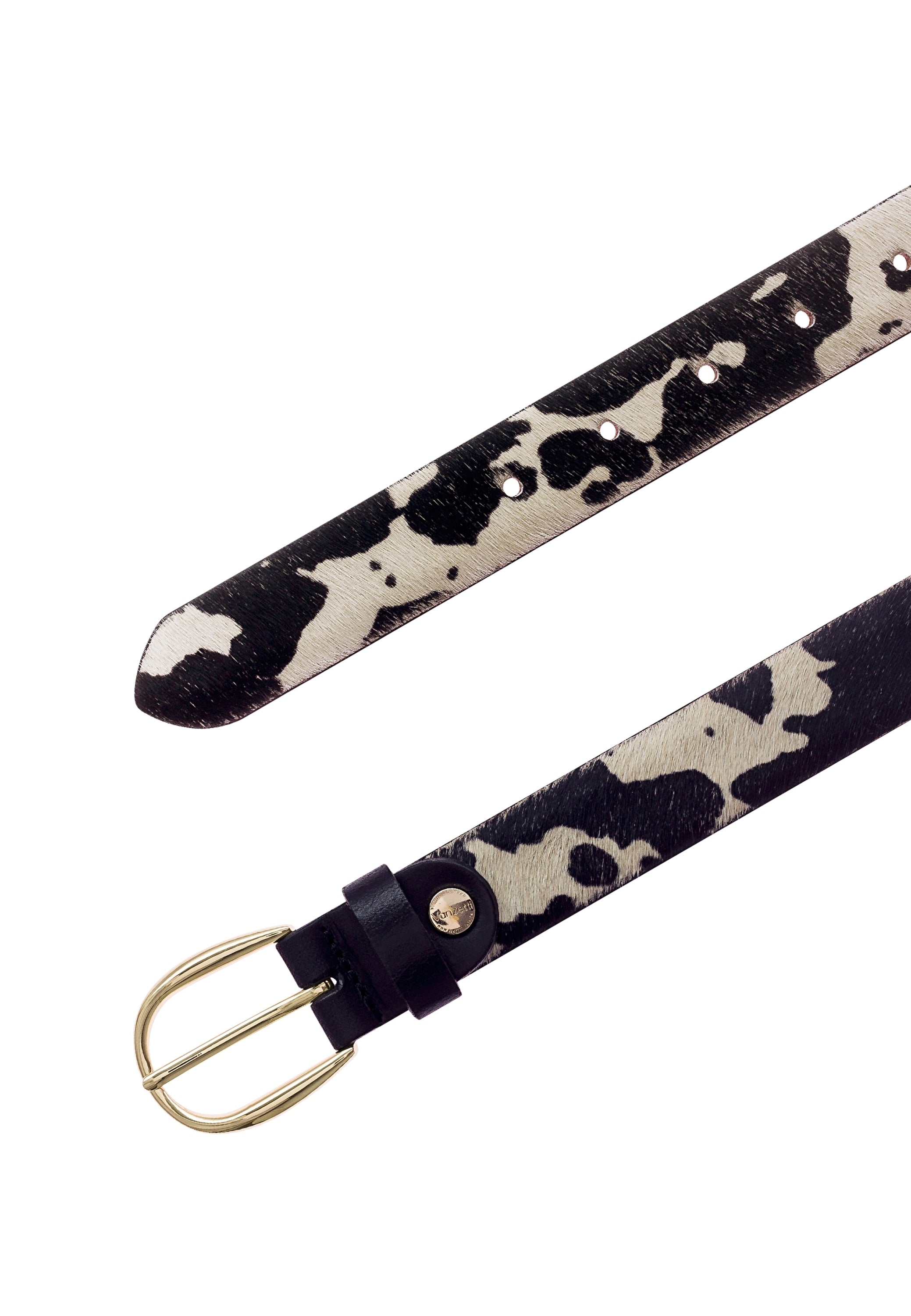 Vanzetti Gürtel Schwarz / Offwhite Mix