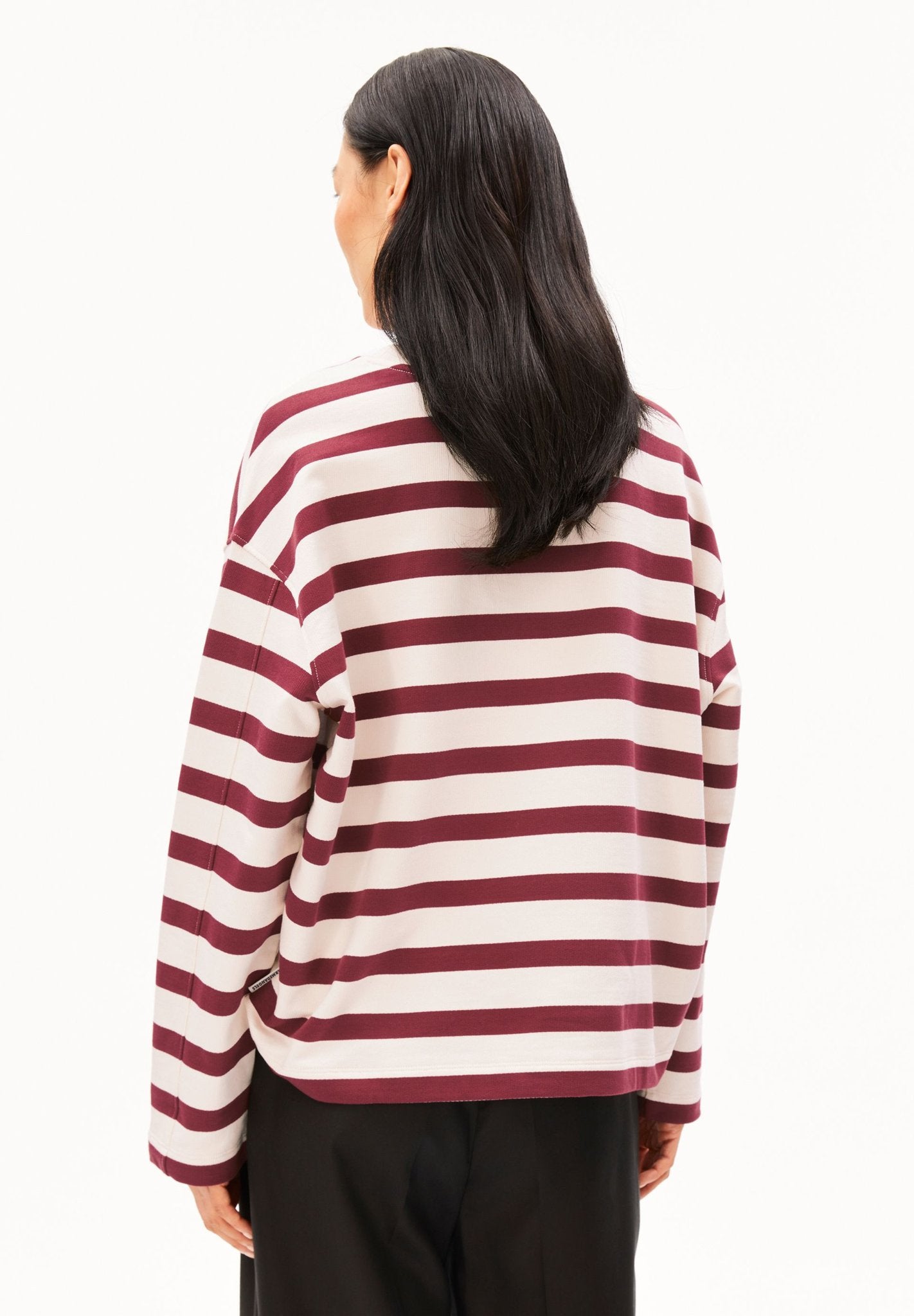 Sweatshirt mit Streifen