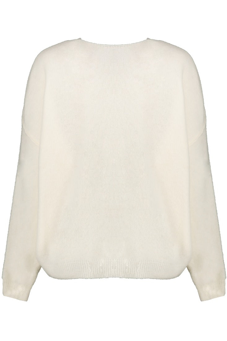 Goose Flash Strickpullover Offwhite
