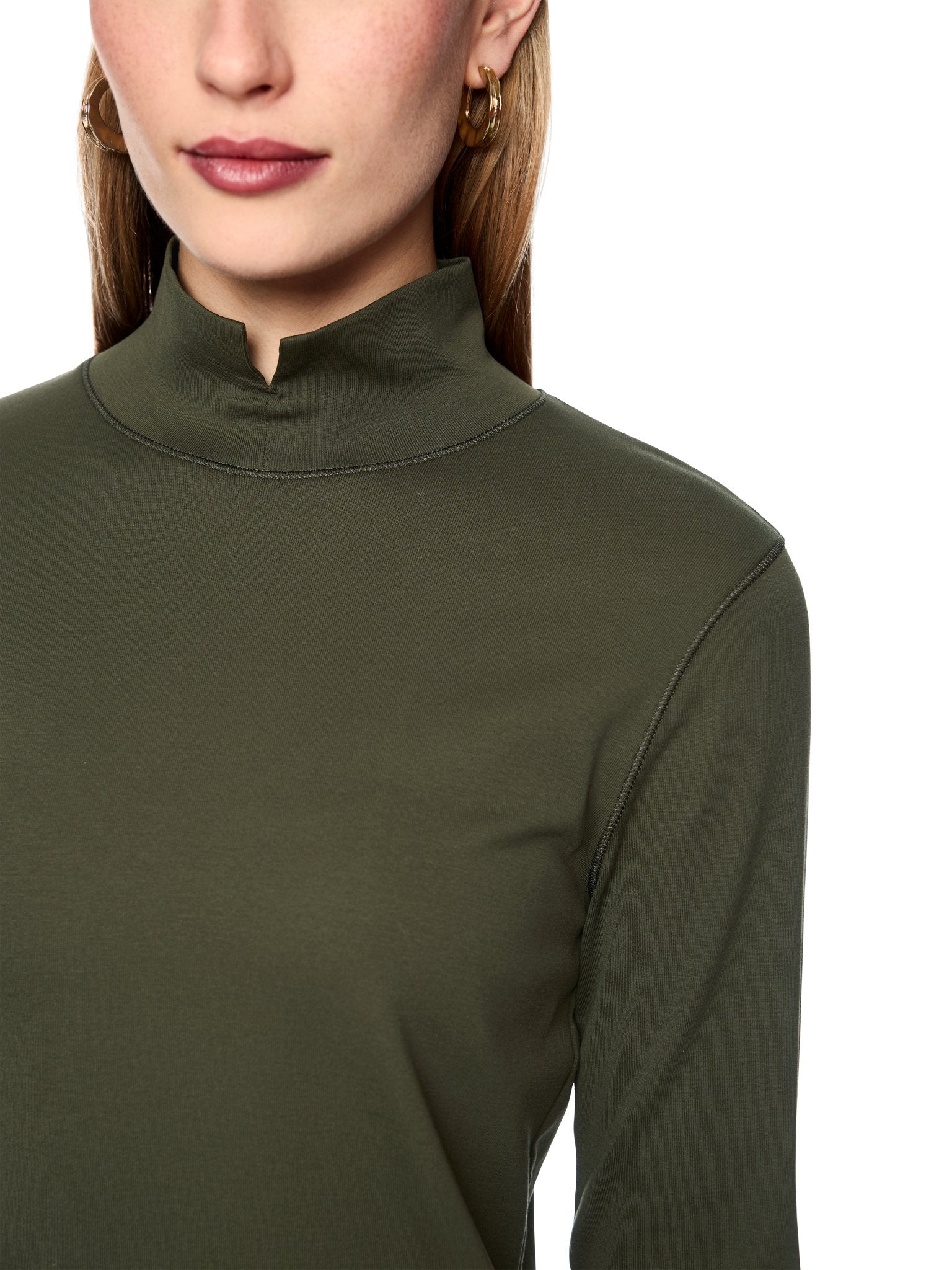 Basic-Shirt mit Stehkragen