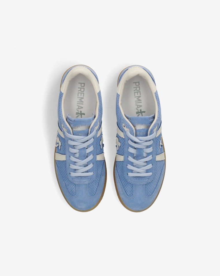Premiata Schuhe Var  Light Blue