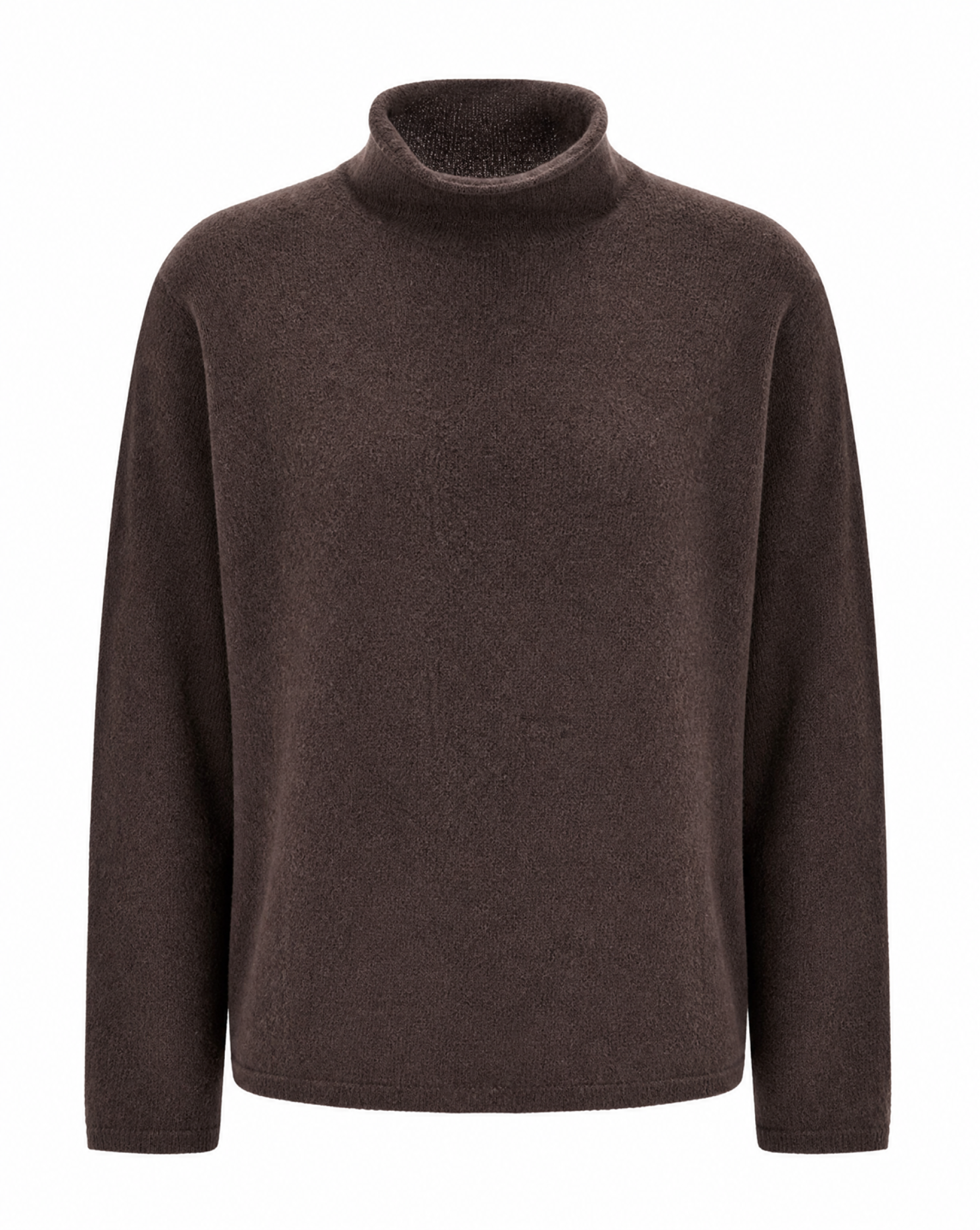 Strickpullover mit Rollkragen