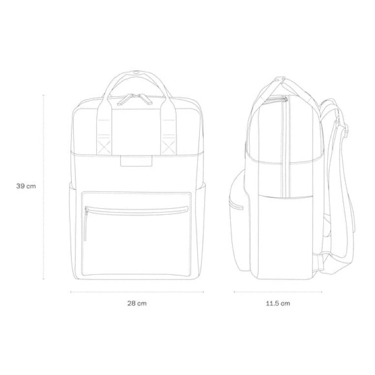 KAPTEN & SON Rucksäcke Butter Yellow