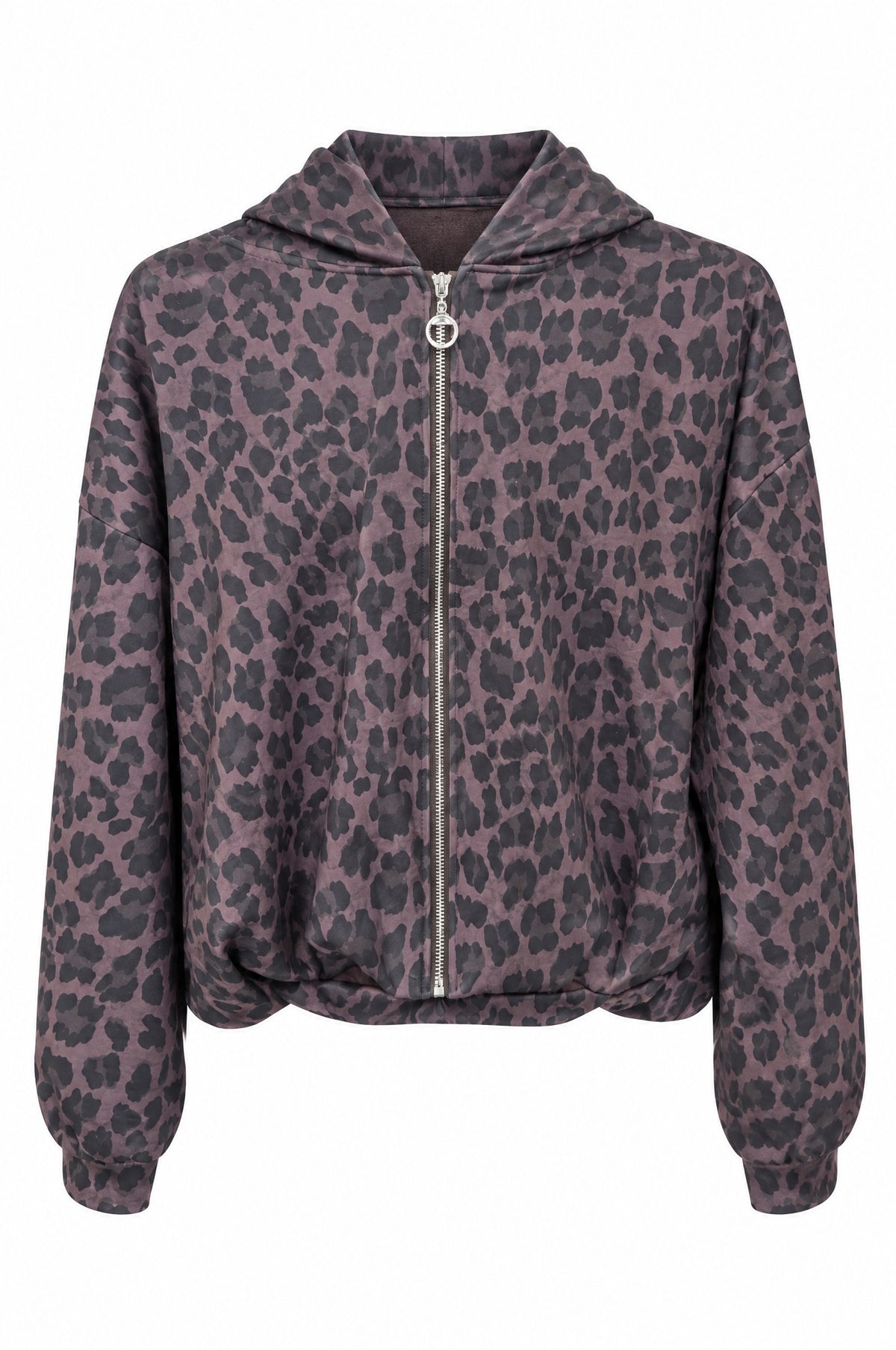 Blouson mit Leo-Print