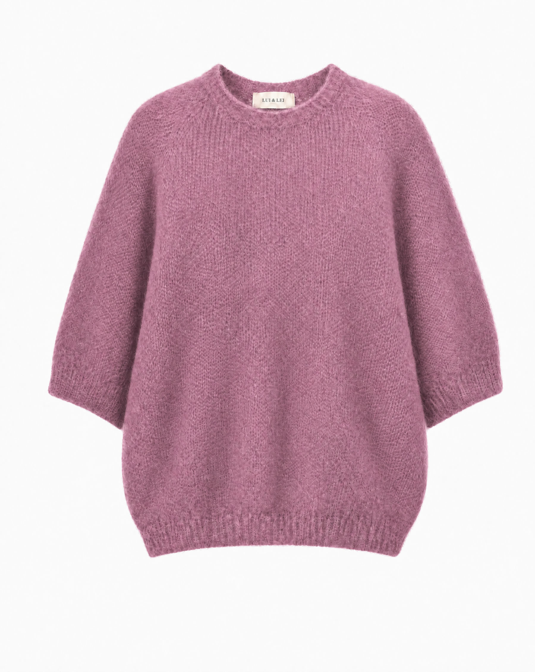Strickpullover mit Kurzarm