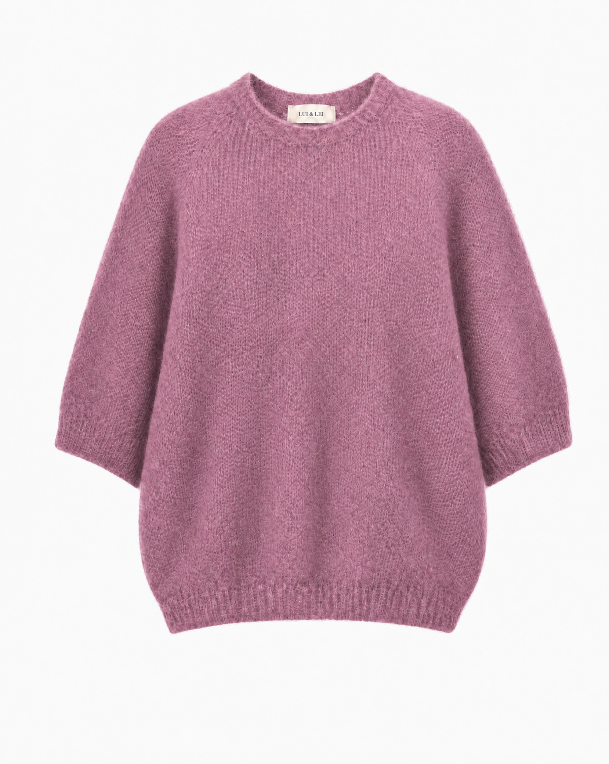 Strickpullover mit Kurzarm