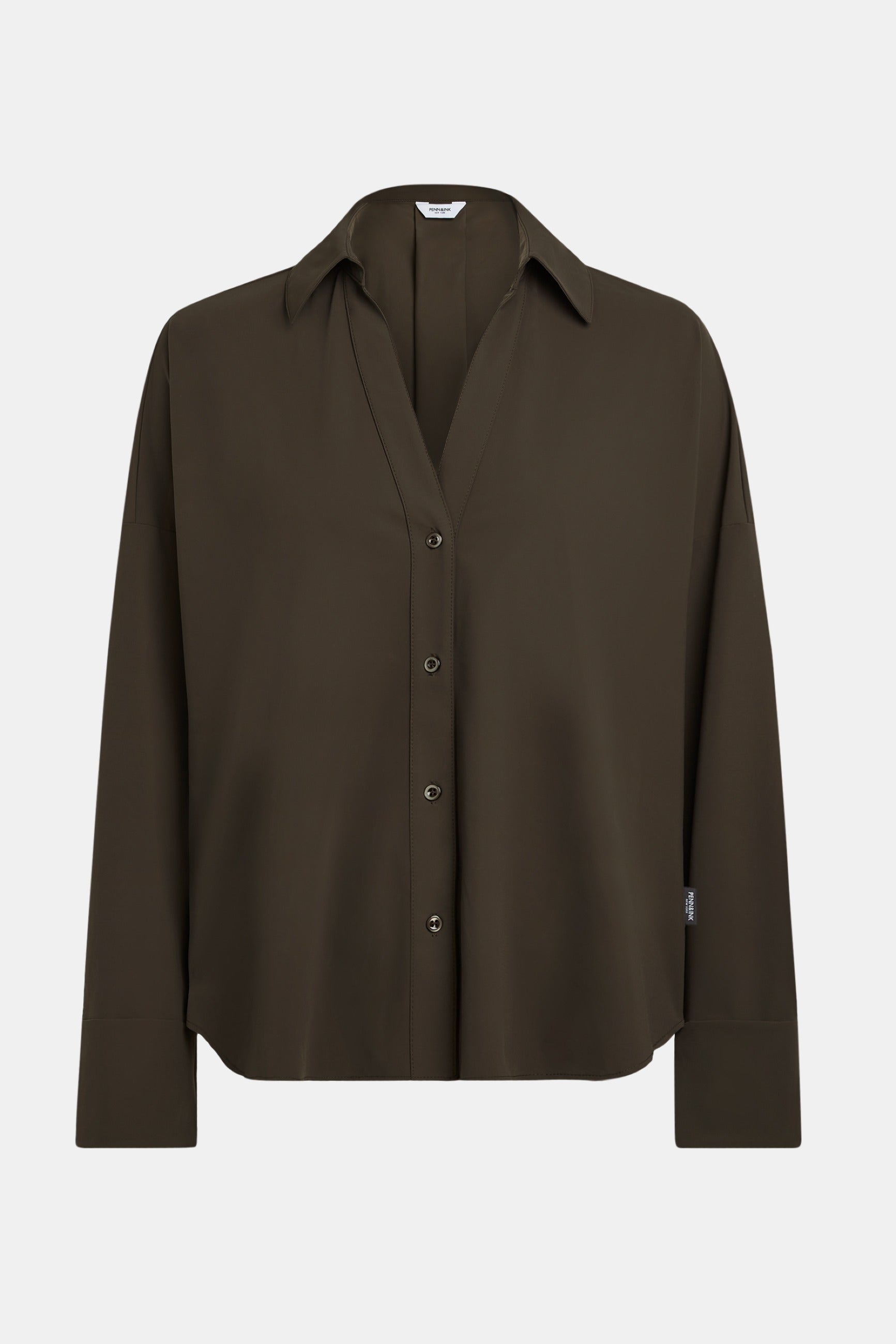 Bluse mit V-Ausschnitt