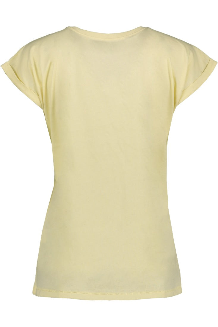 be famous T-Shirts Soft Yellow - Kakao Glitterflake