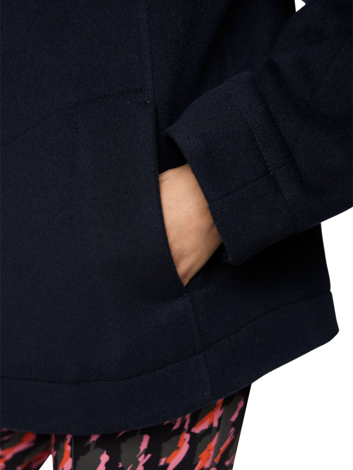 Schurwolljacke mit Kaschmir