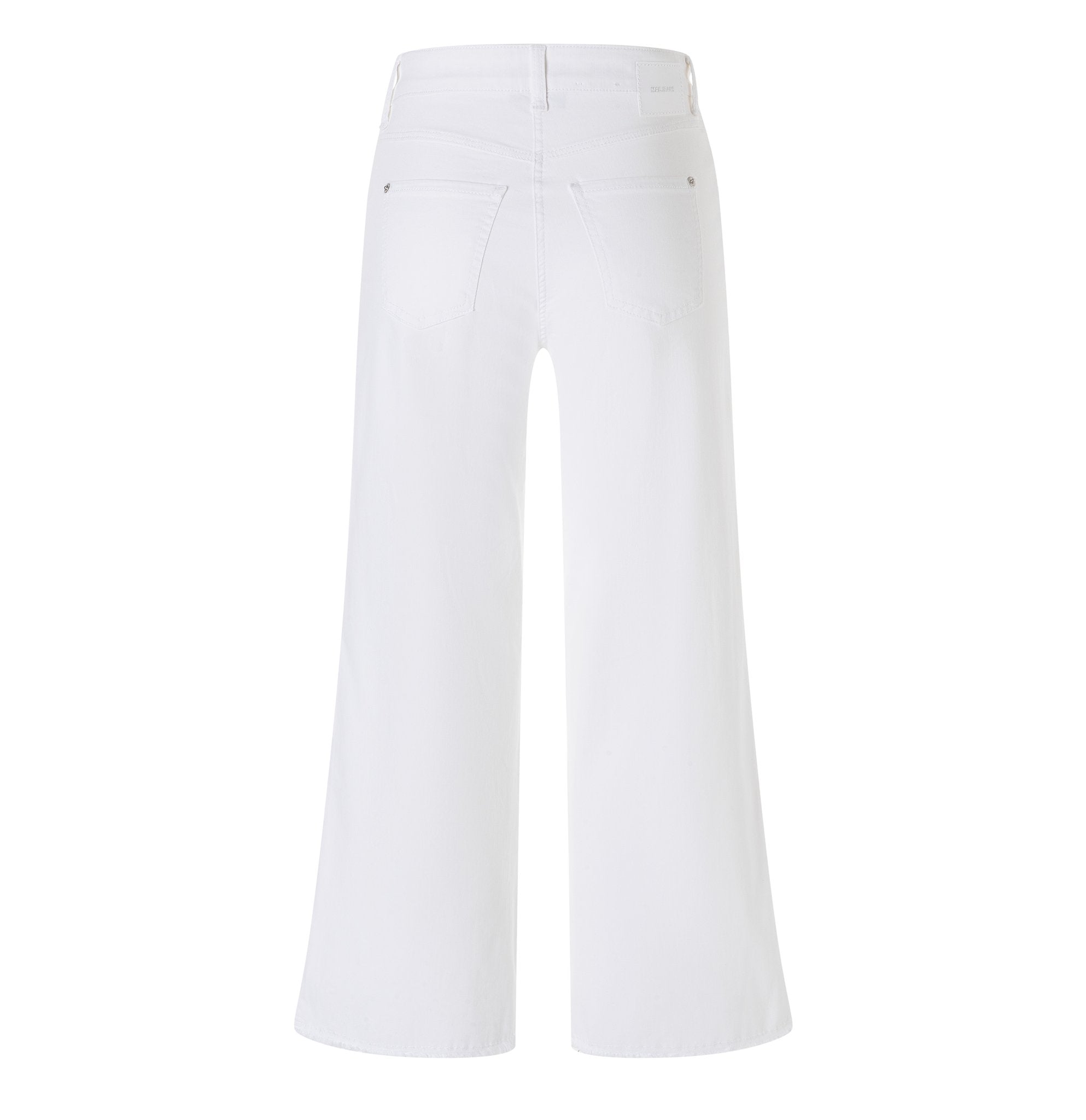 MAC Wide Leg White Denim