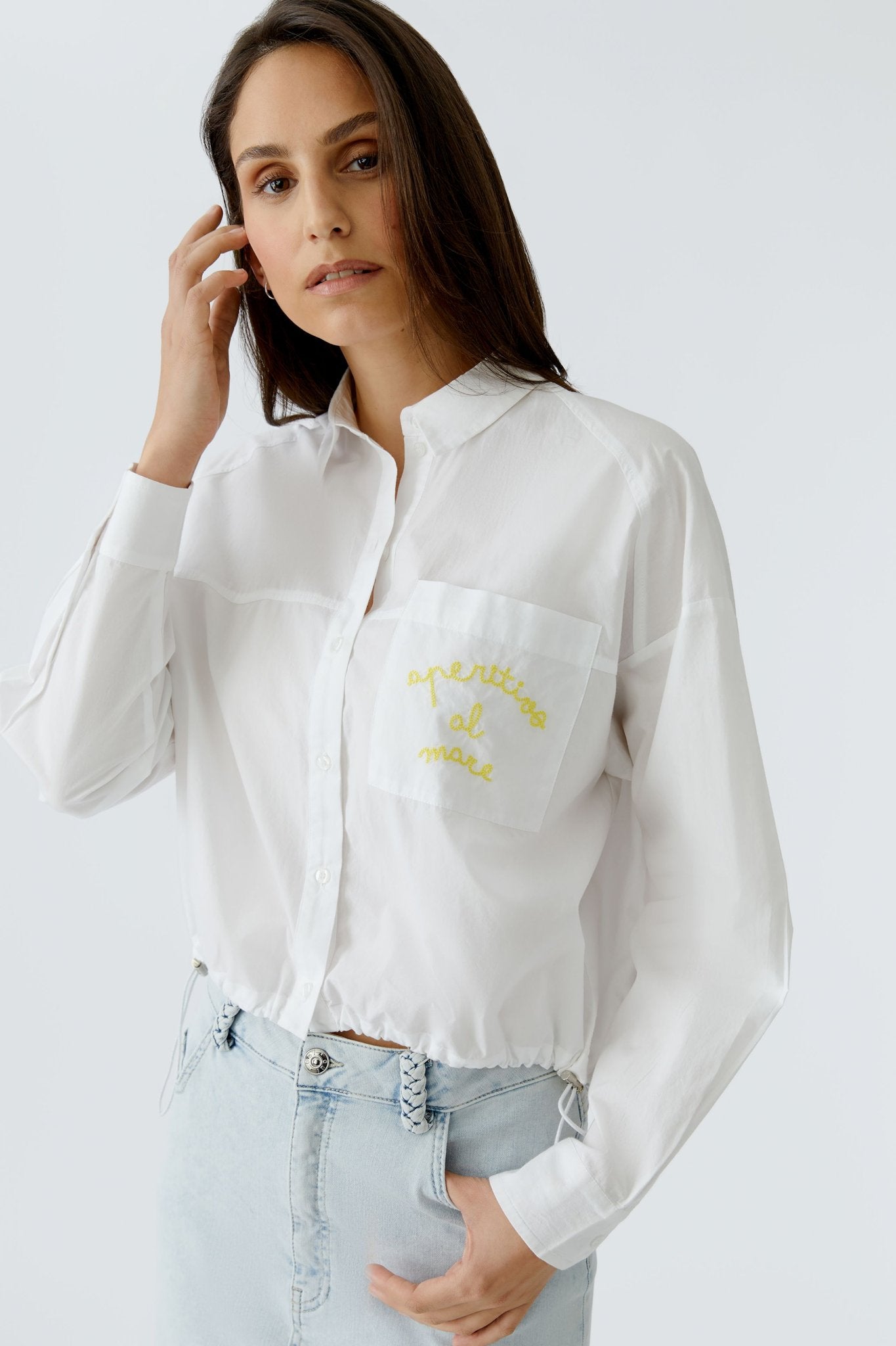 Bluse mit Balloneffekt