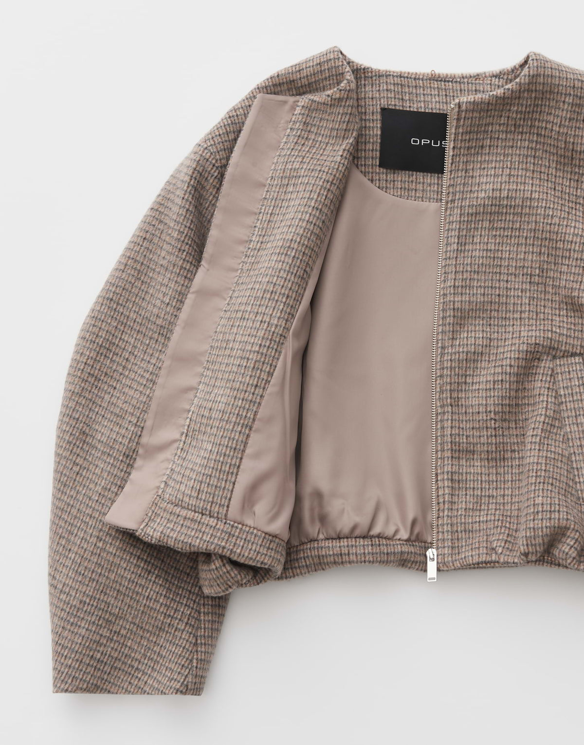Kurzjacke Hessina mit abnehmbarem Schal