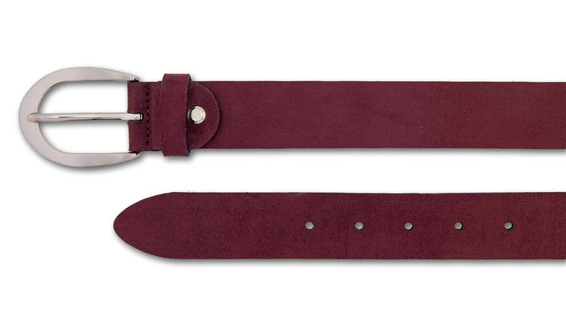 3,5cm Veloursledergürtel