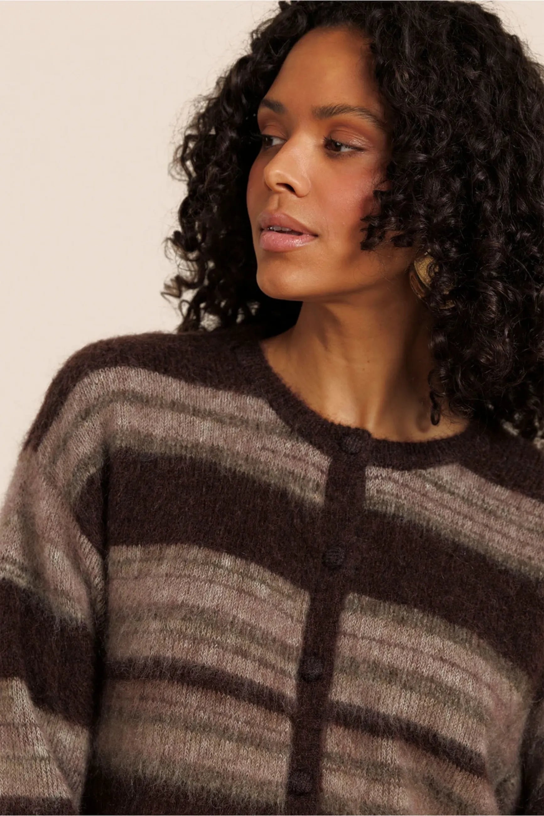 Strickjacke Bibi Stripe