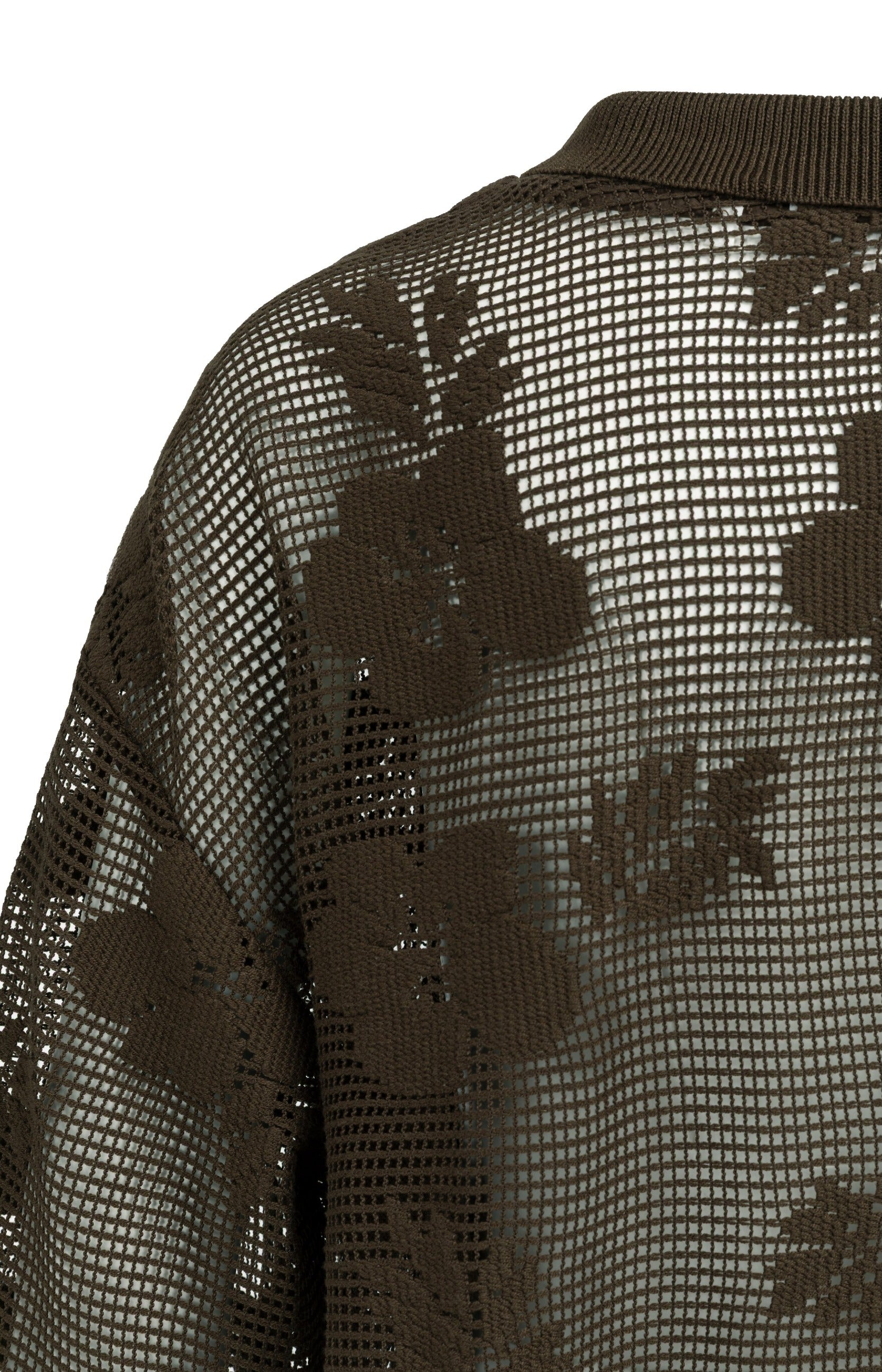 Häkeljacke mit Blumenmuster