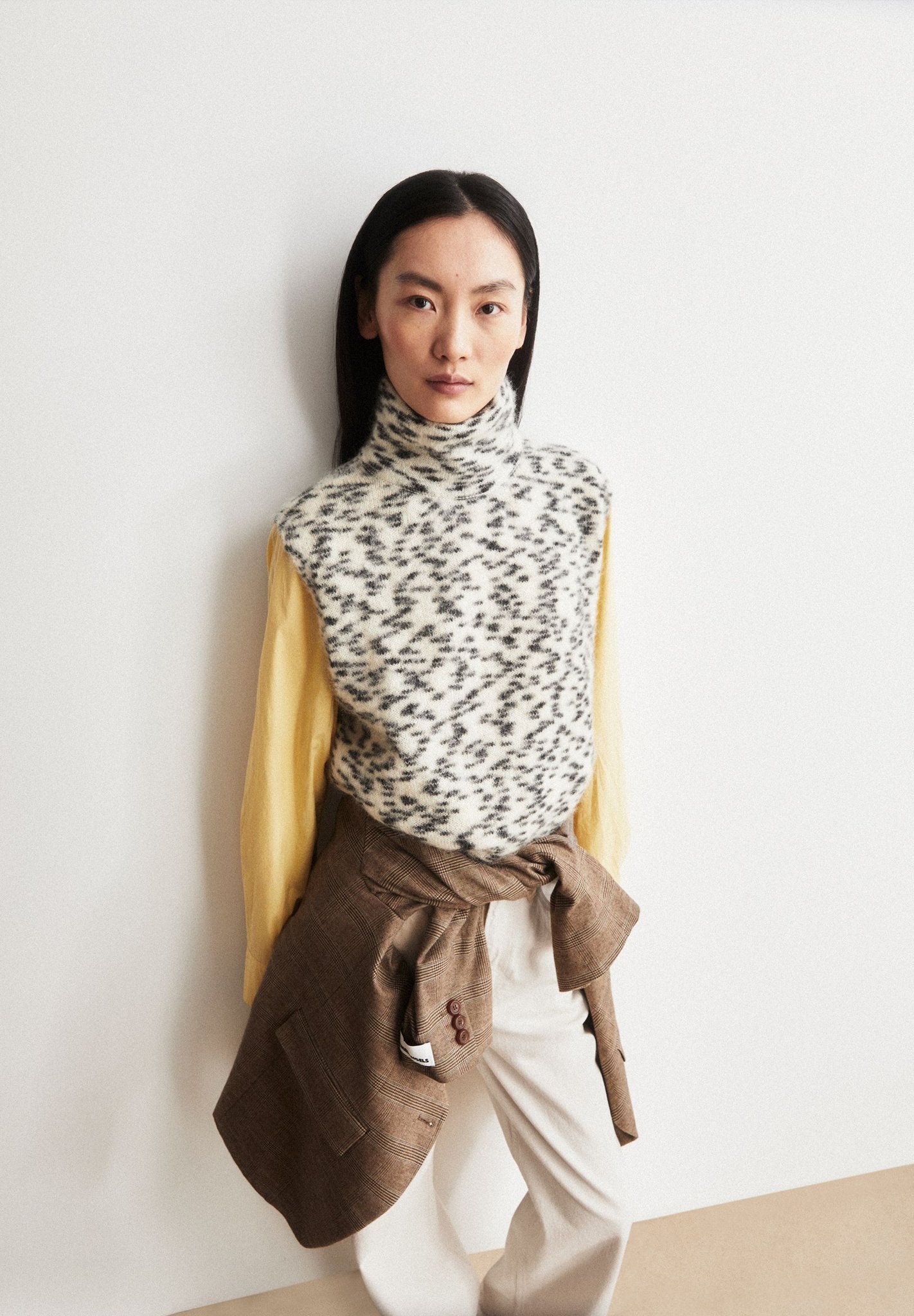 Strickpullunder aus Mohair-Mix