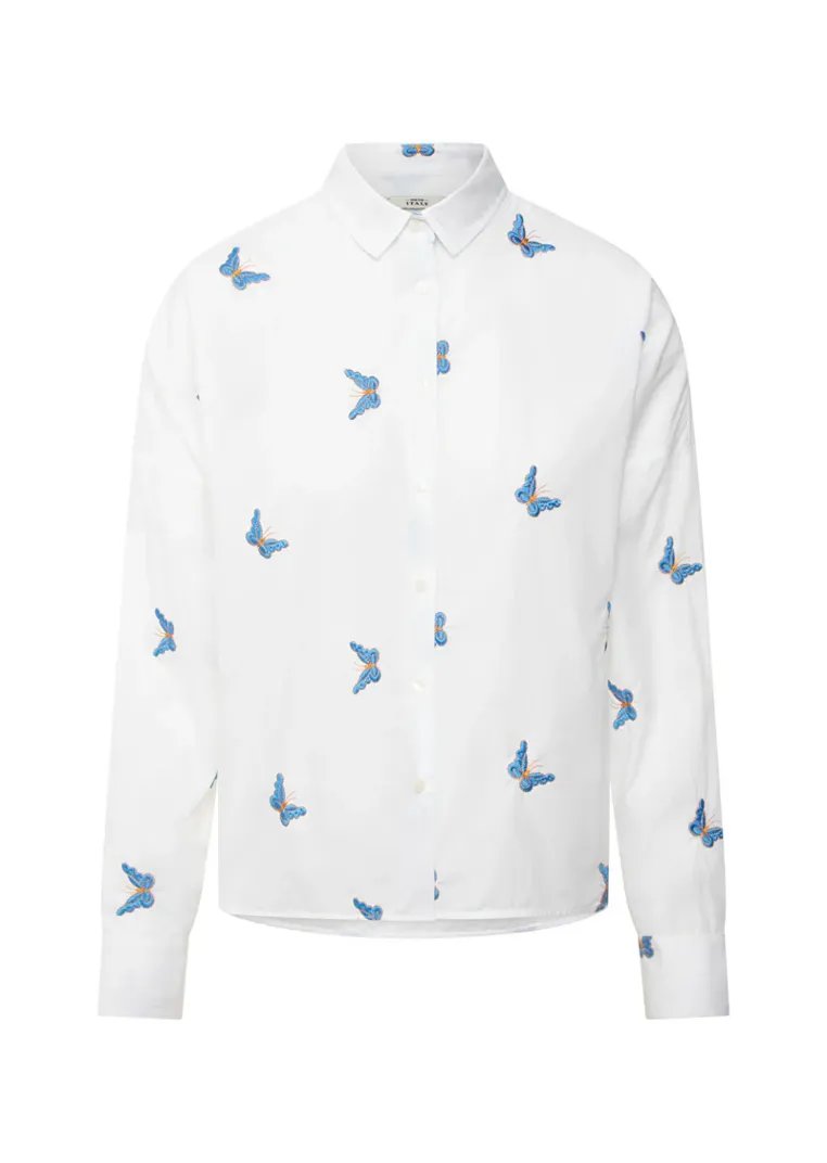0039 Italy Blusen Sky Blue