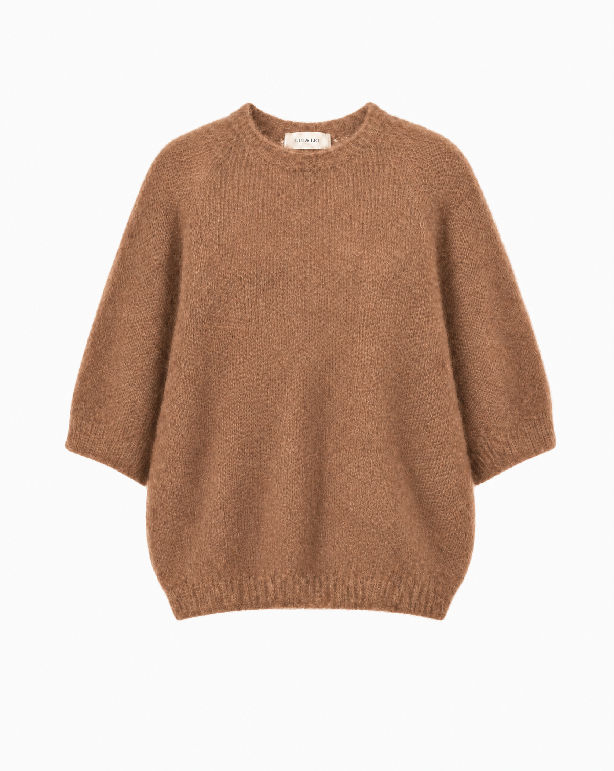 Strickpullover mit Kurzarm