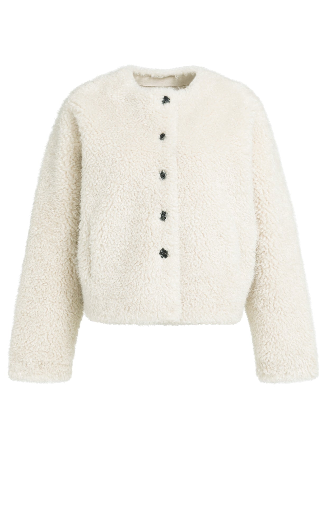 Oversize-Jacke aus Fellimitat