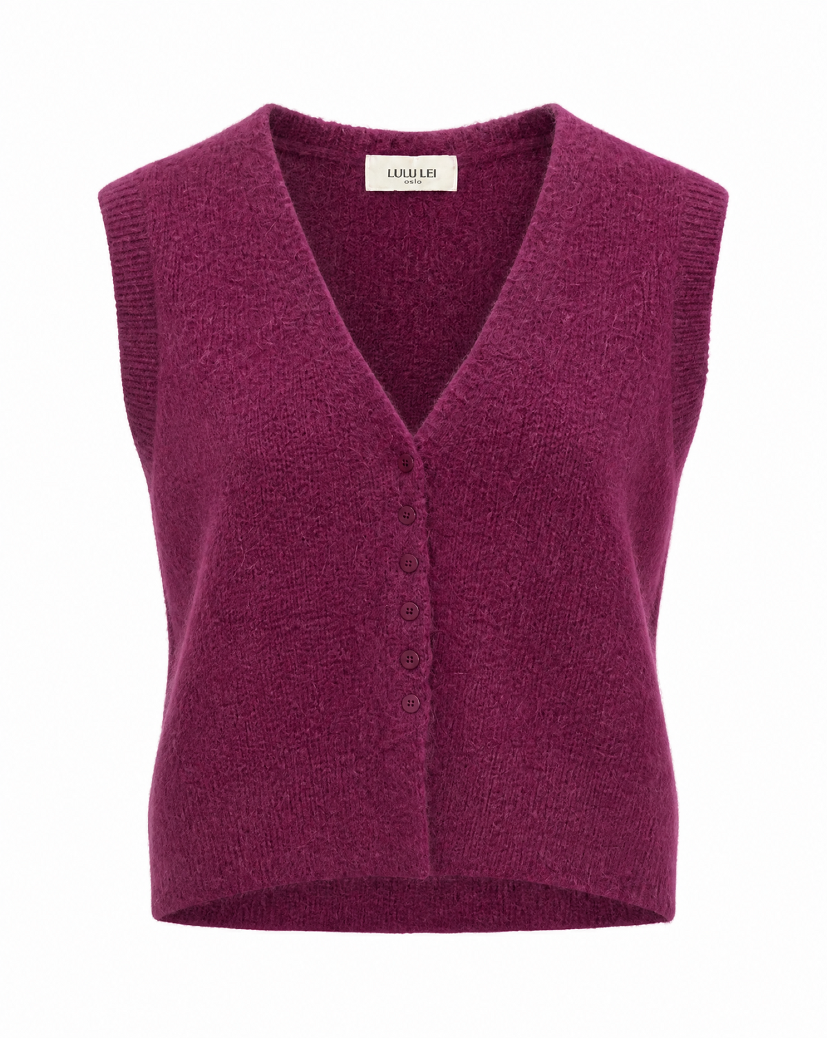 Strickweste mit V-Ausschnitt