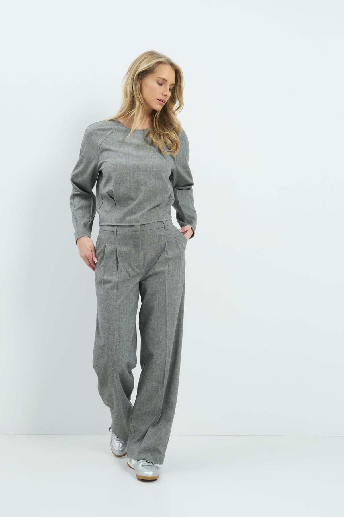 Business-Hose mit Bundfalten
