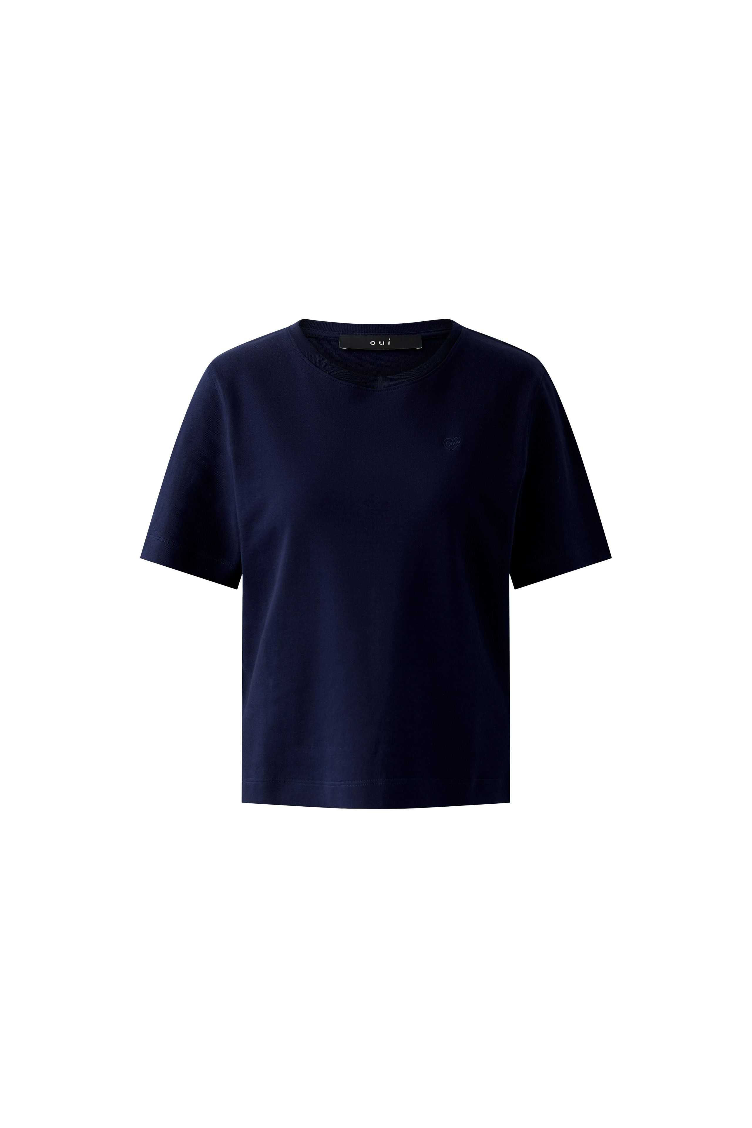 Oui T-Shirts Darkblue