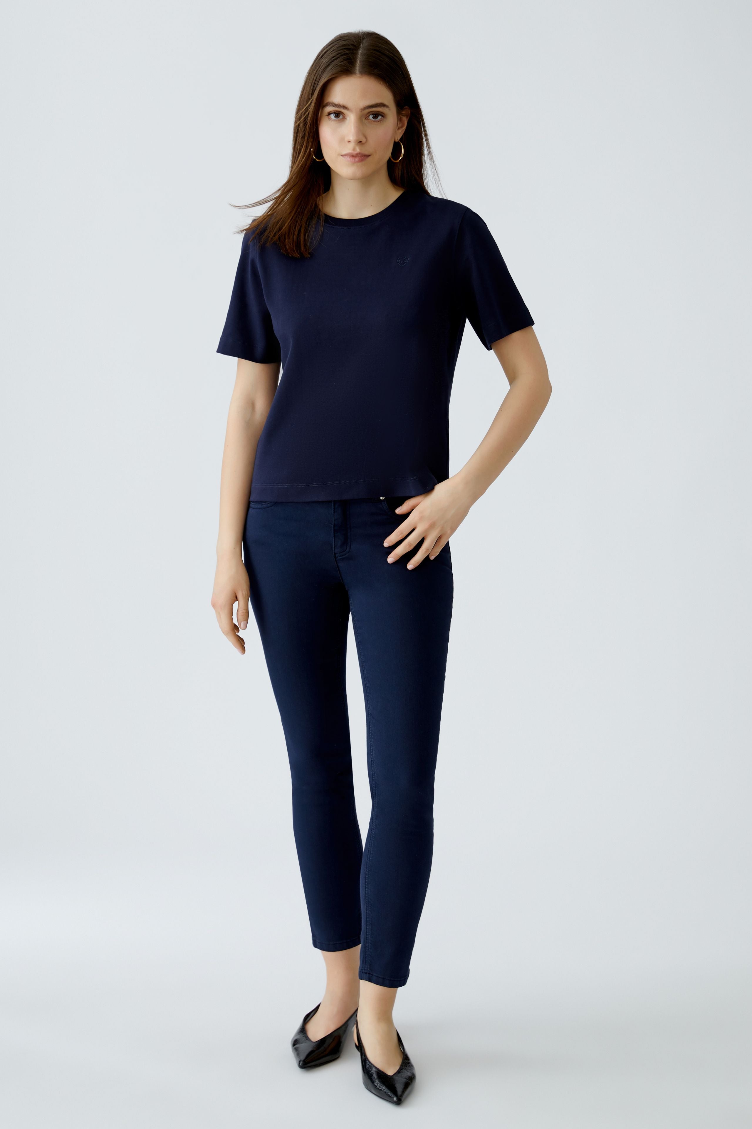 Oui T-Shirts Darkblue