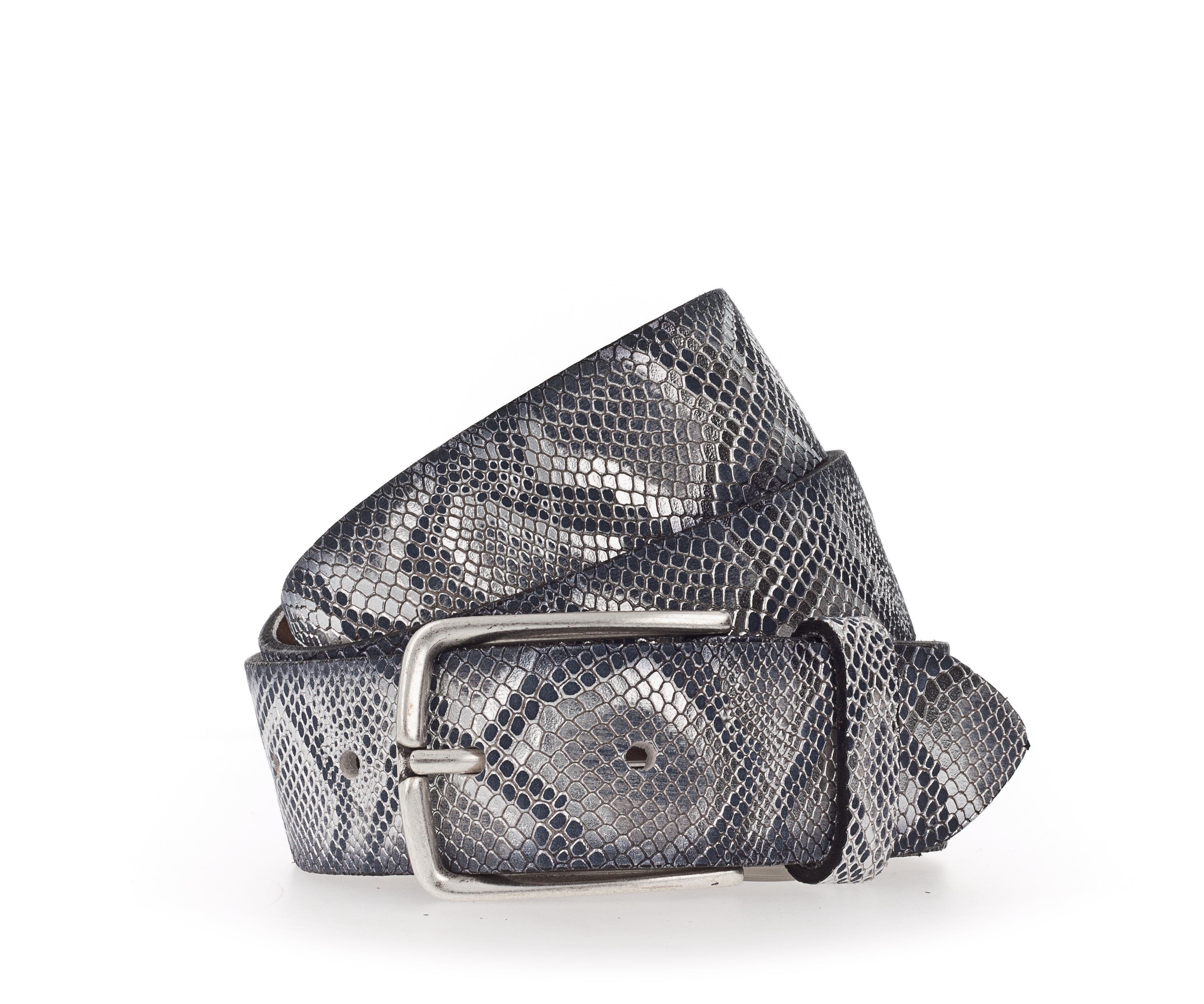 Gürtel mit Schlangenprägung