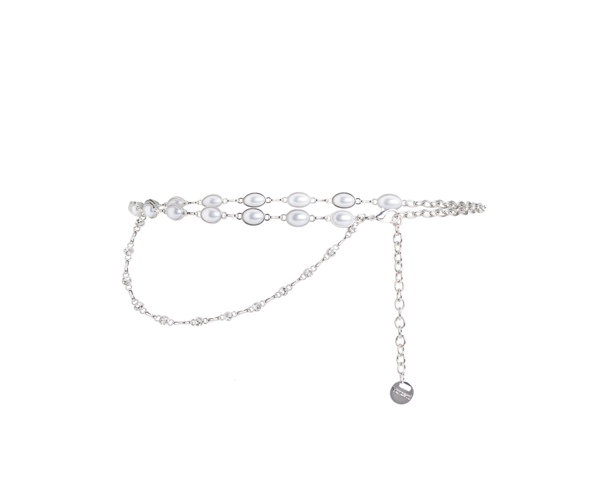 Kettengürtel mit Perlen