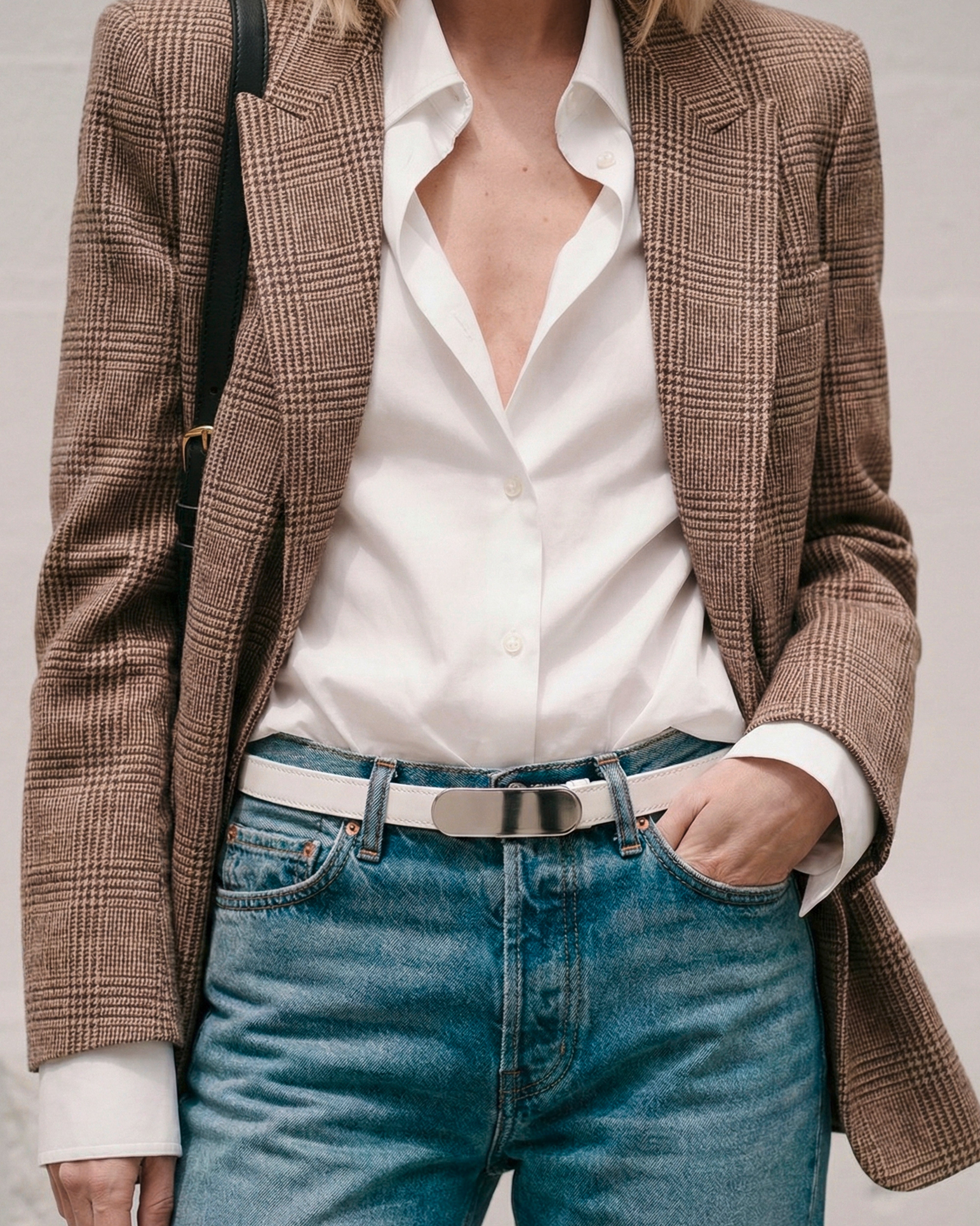 Ledergürtel mit Metallschnalle