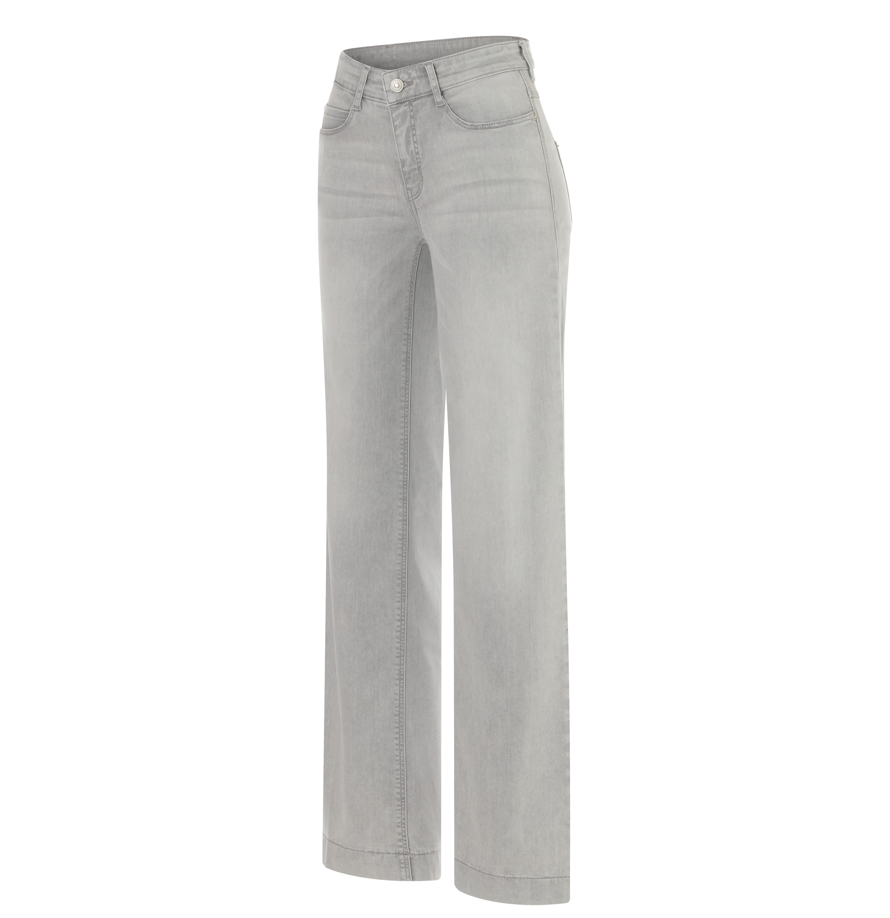 MAC Flared Leg Ash Grey Washed