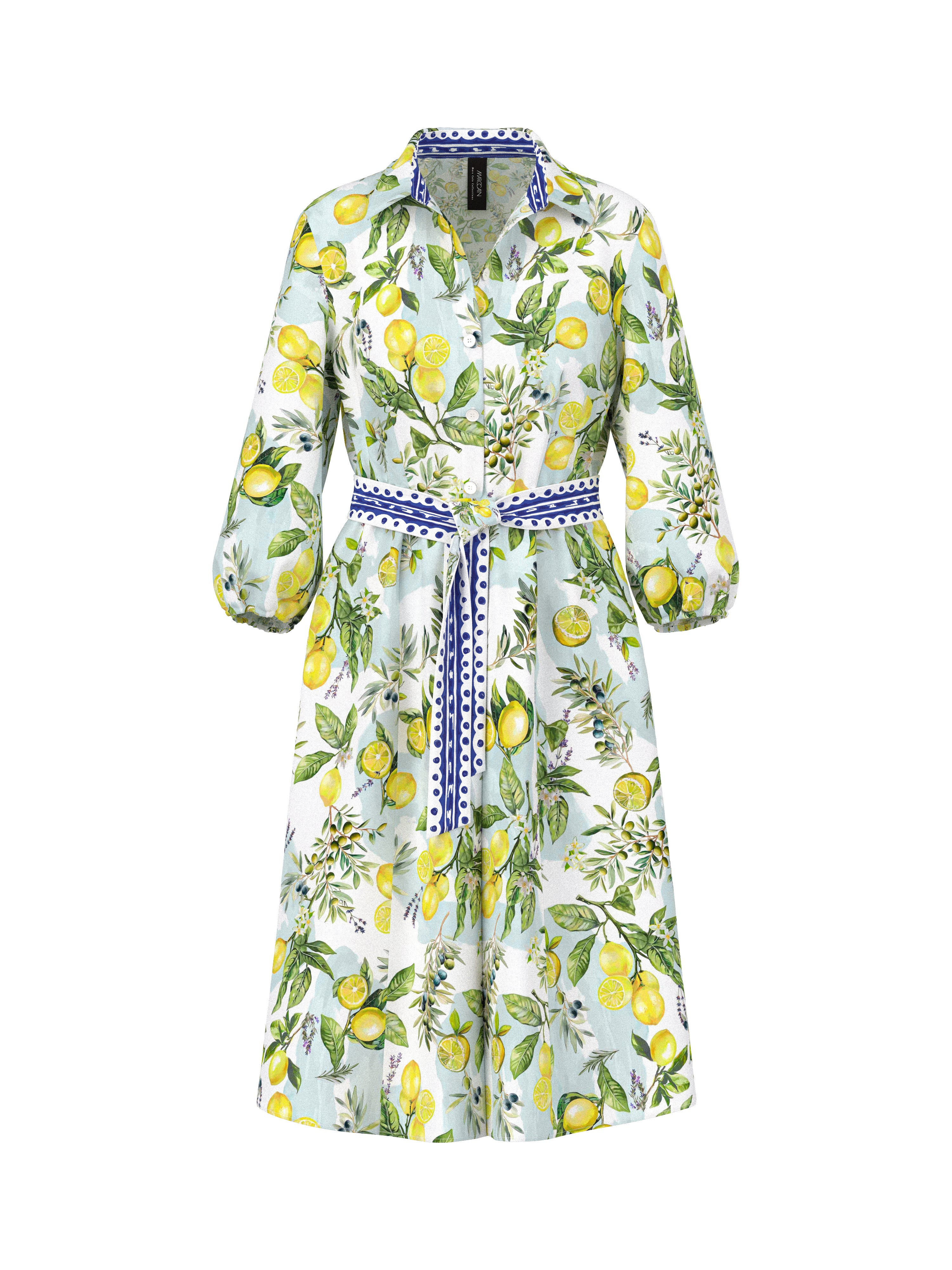 Kleid mit Zitronenprint