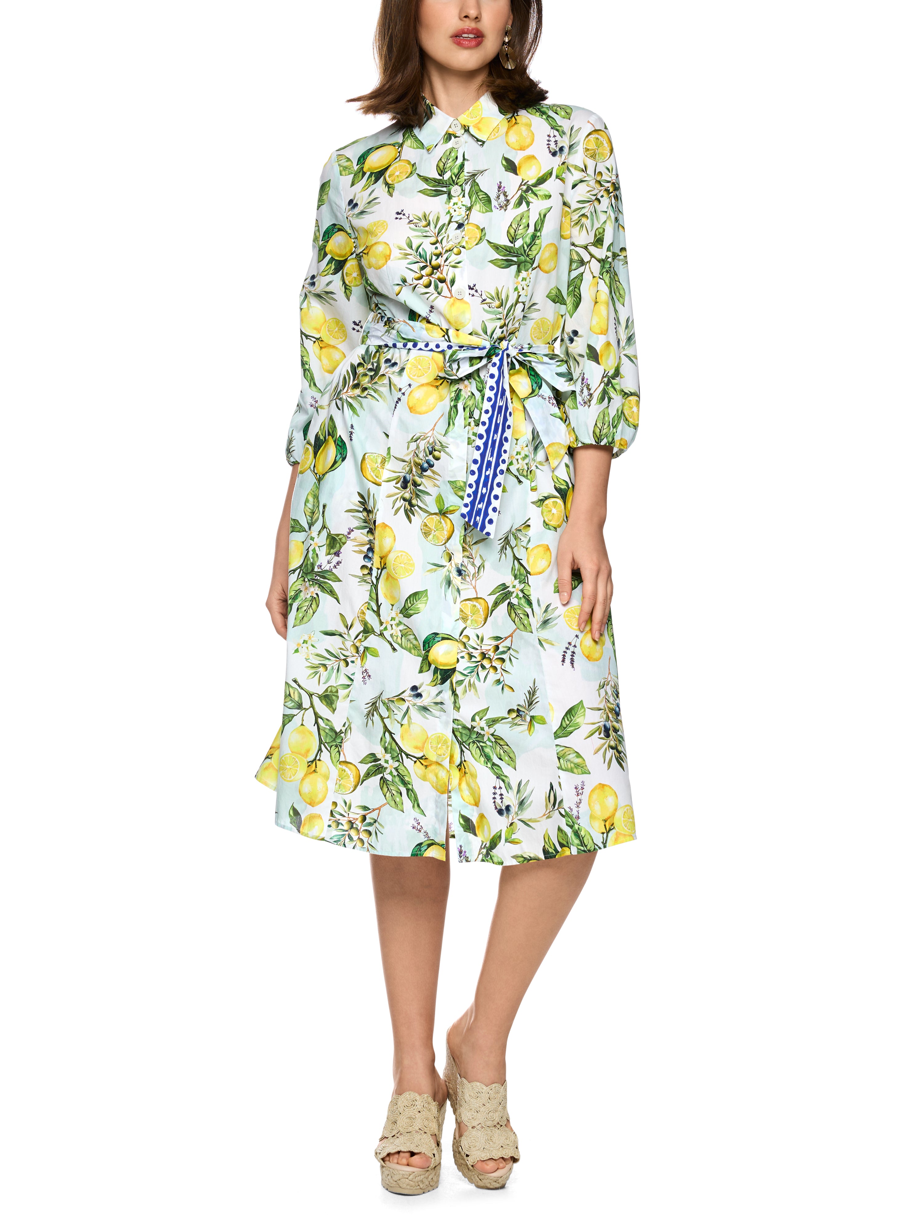 Kleid mit Zitronenprint