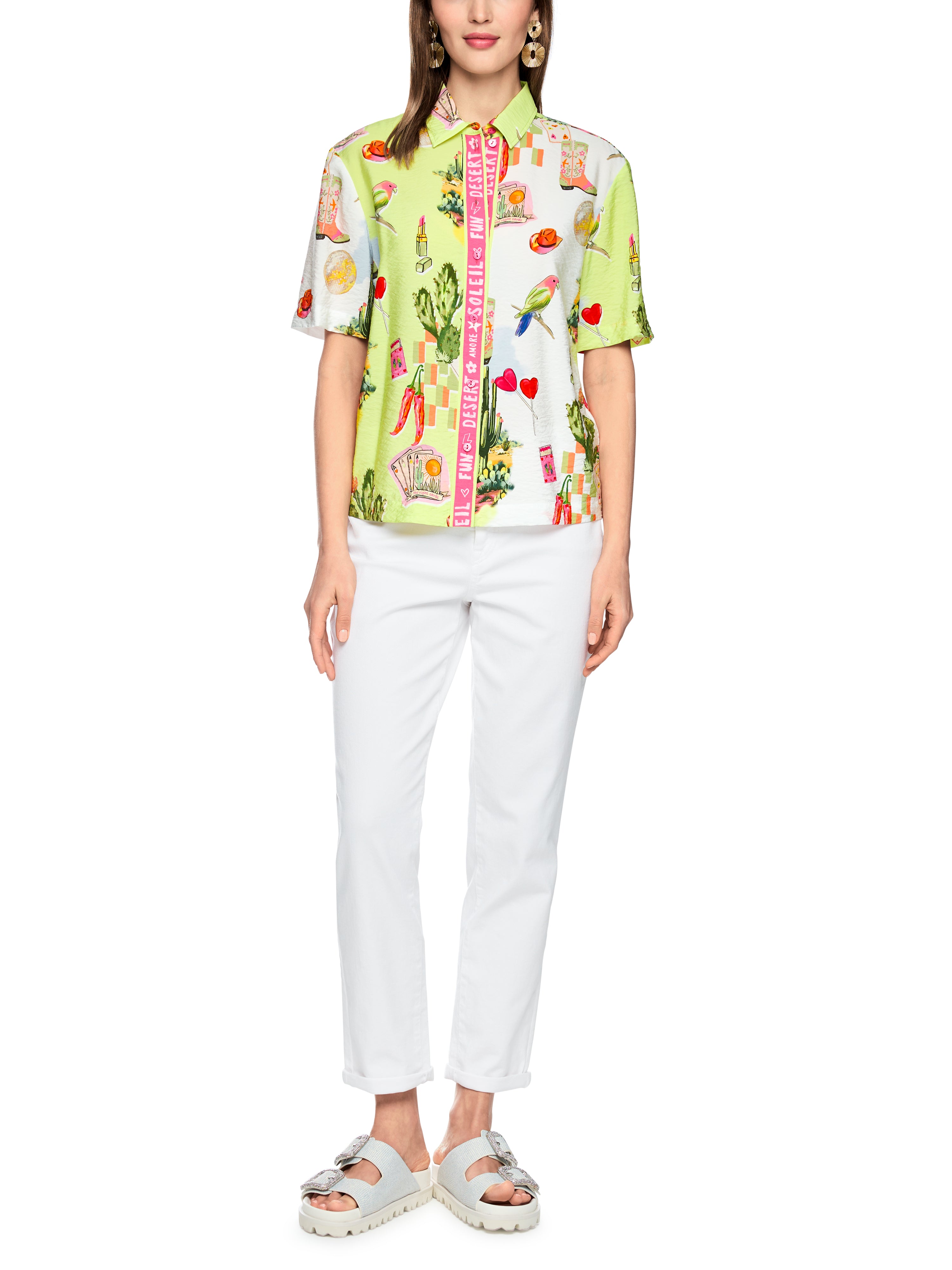 Bluse im Hemdstyle "Rethink Together"