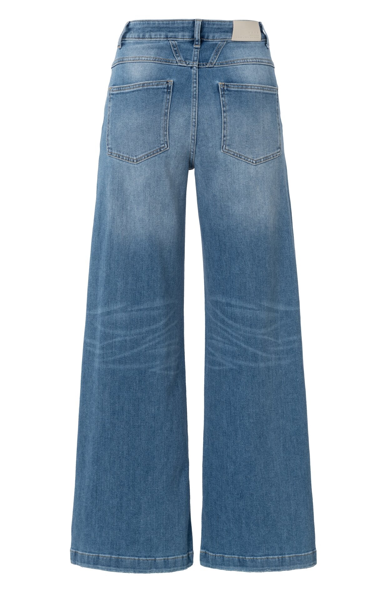 Yaya Wide Leg Light Blue Denim