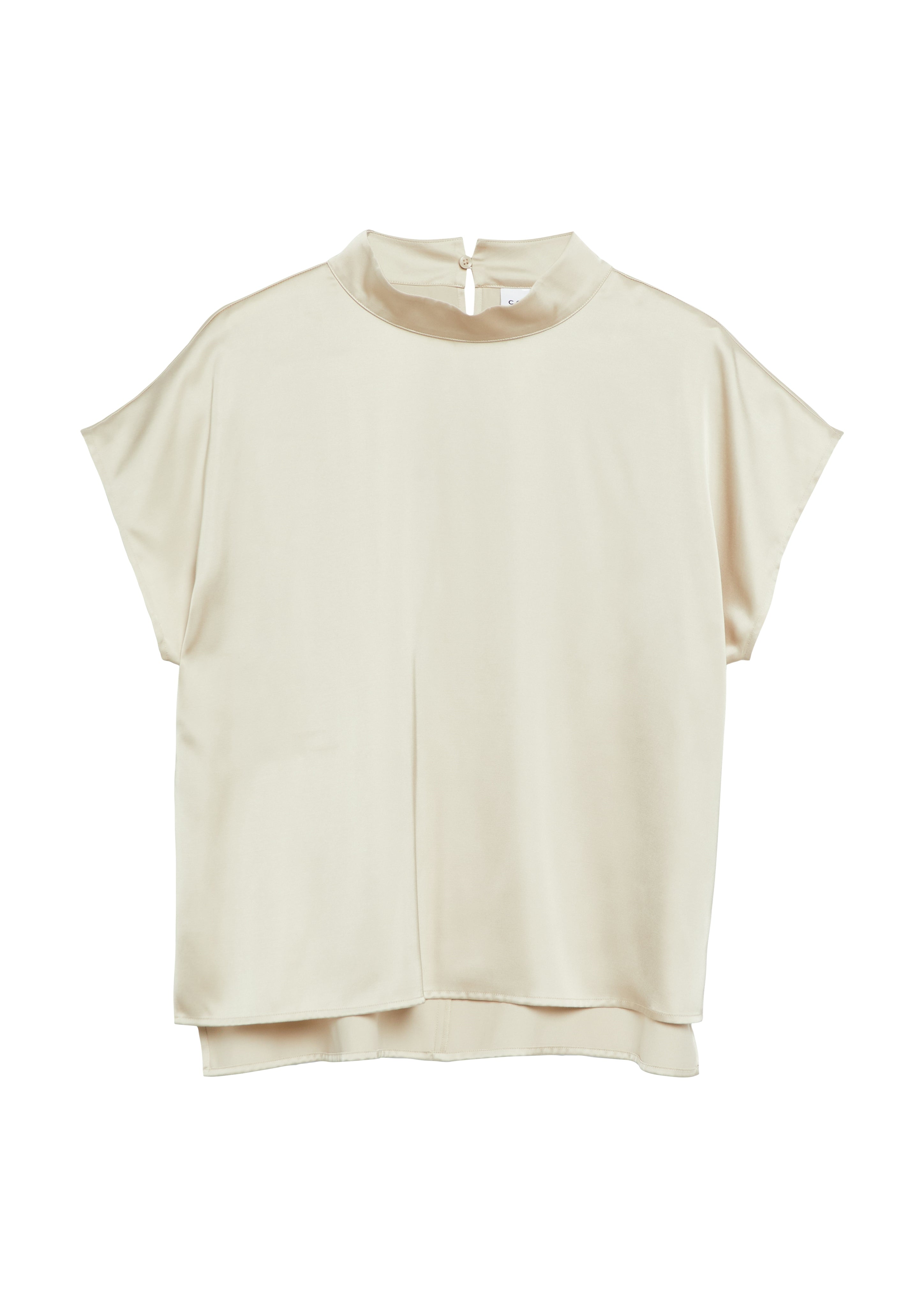 Bluse mit Cap-Sleeves